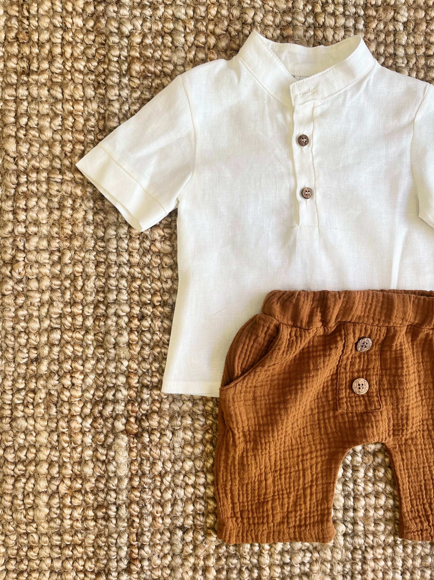 Completo camicia lino e pantalone