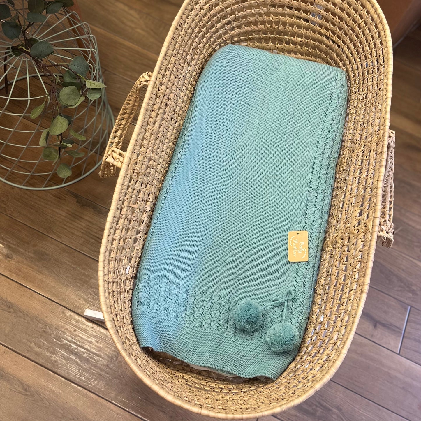 Coperta invernale Pon pon Verde