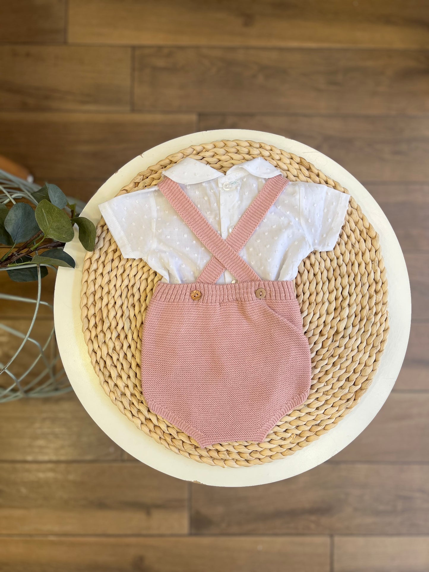 Set con camicina e pagliaccetto