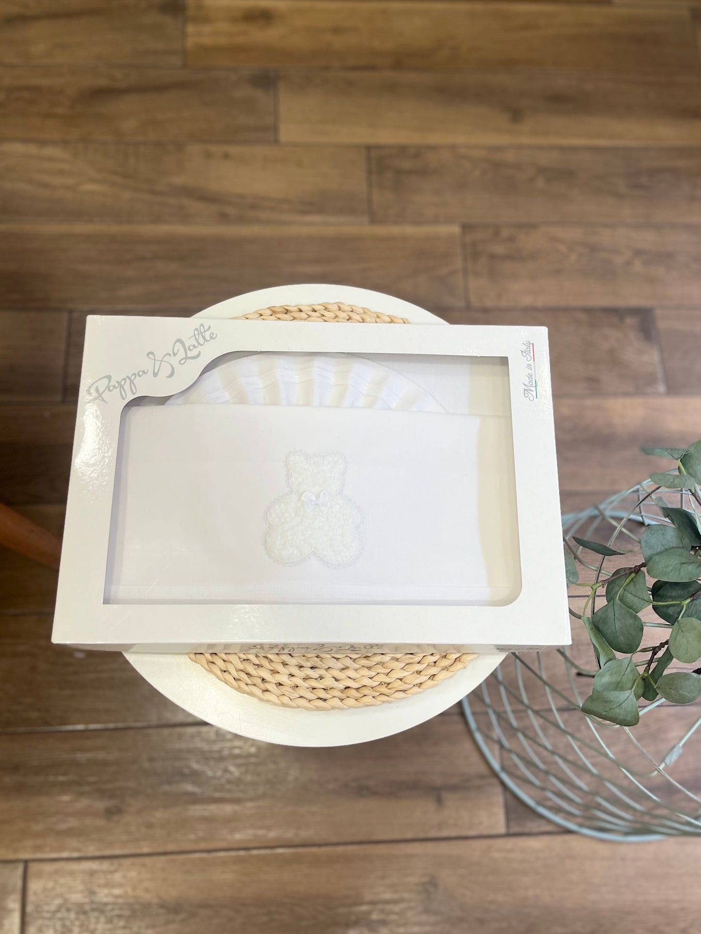 Set carrozzina Orsetto pizzo