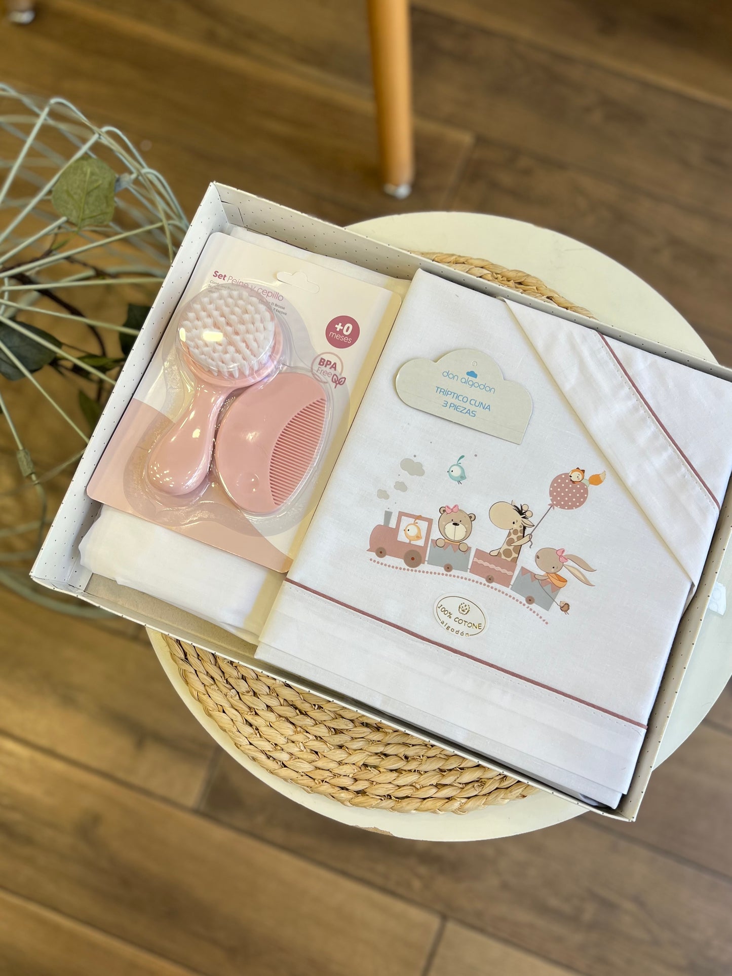 Set lettino con spazzole Trenino Safari Maquillage