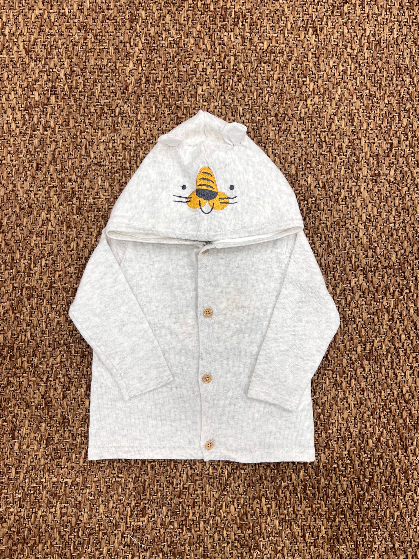Cardigan con cappuccio