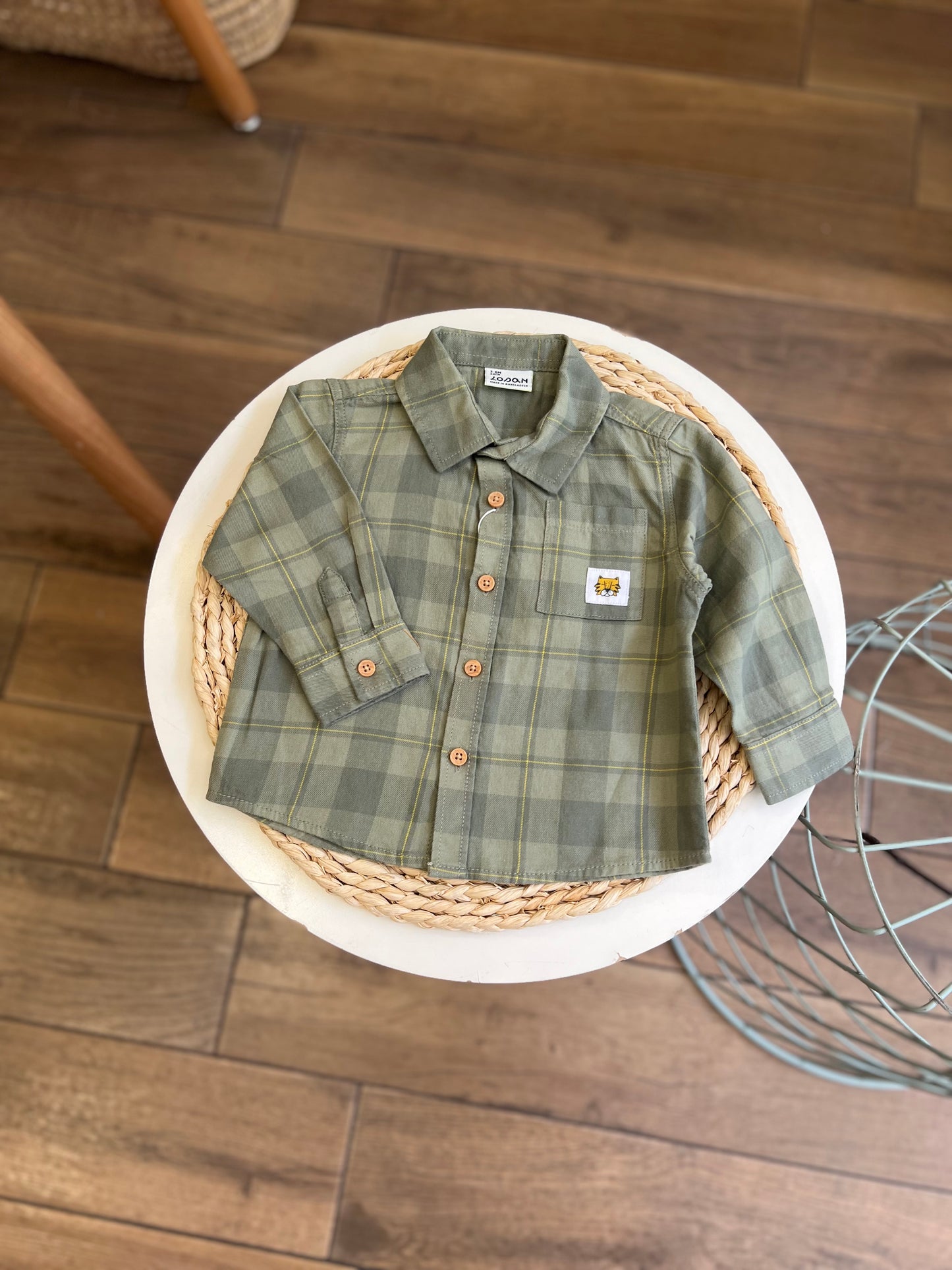 Camicia a quadri Lion