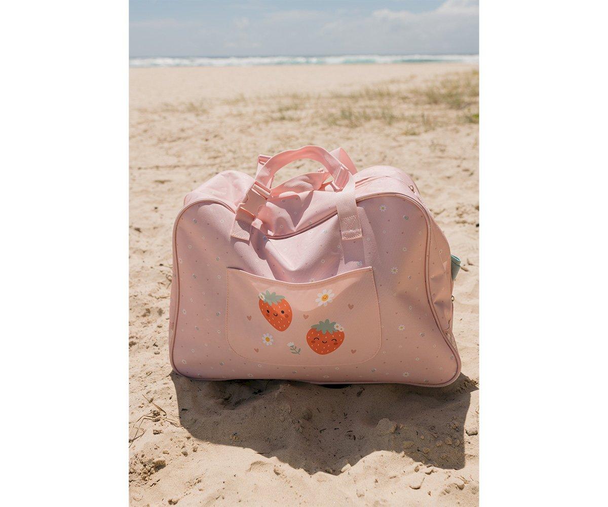 Borsa Spiaggia Anti Sabbia Strawberries Personalizzabile