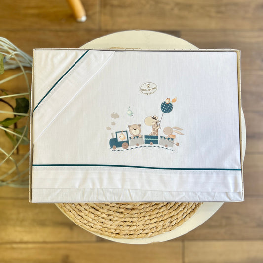 Set carrozzina Trenino Safari Petrolio