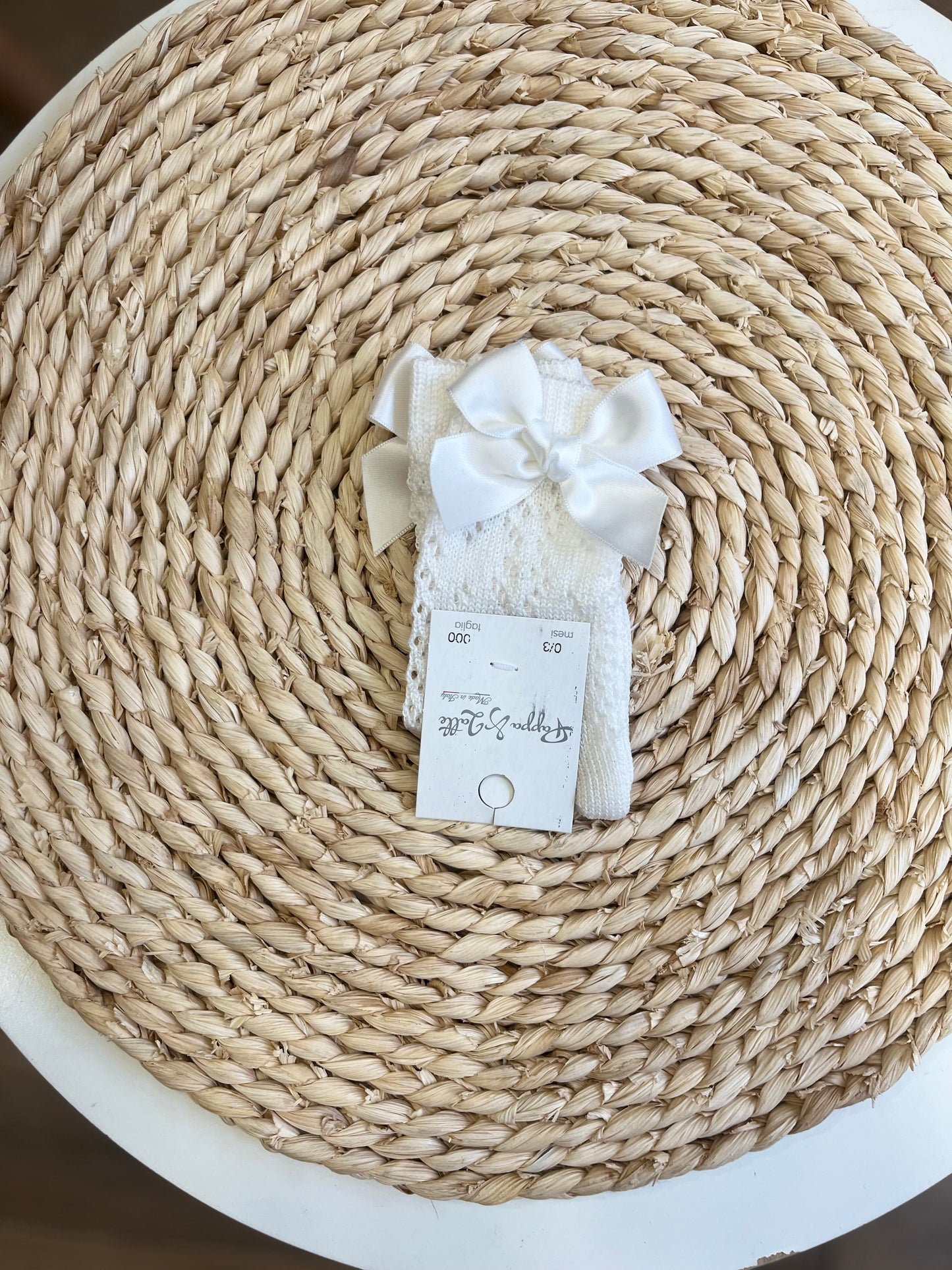 Calzini traforati con Fiocco