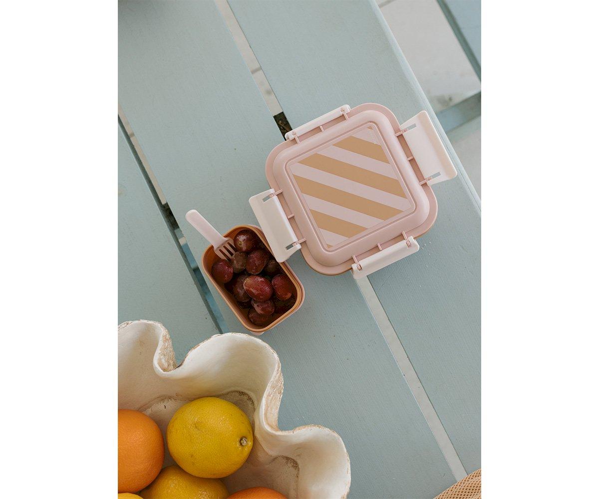 Lunch Box Grande Monneka Big Stripes Pink