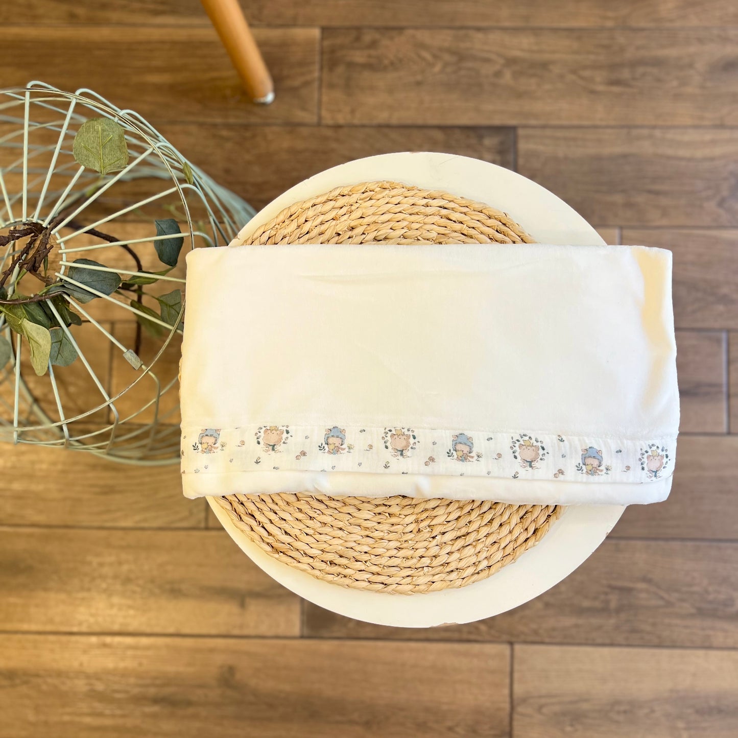 Coperta in ciniglia Maron