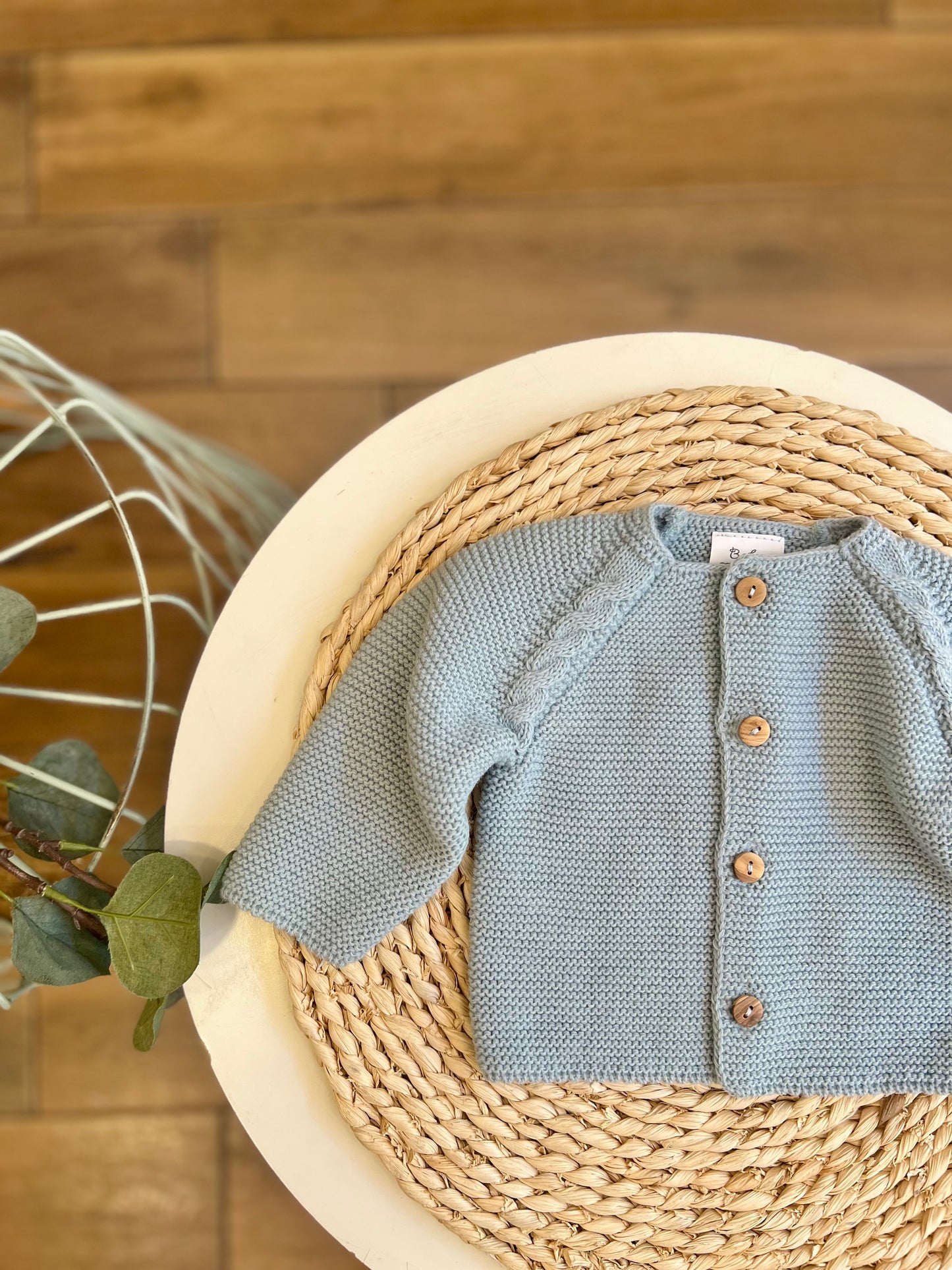 Cardigan celeste