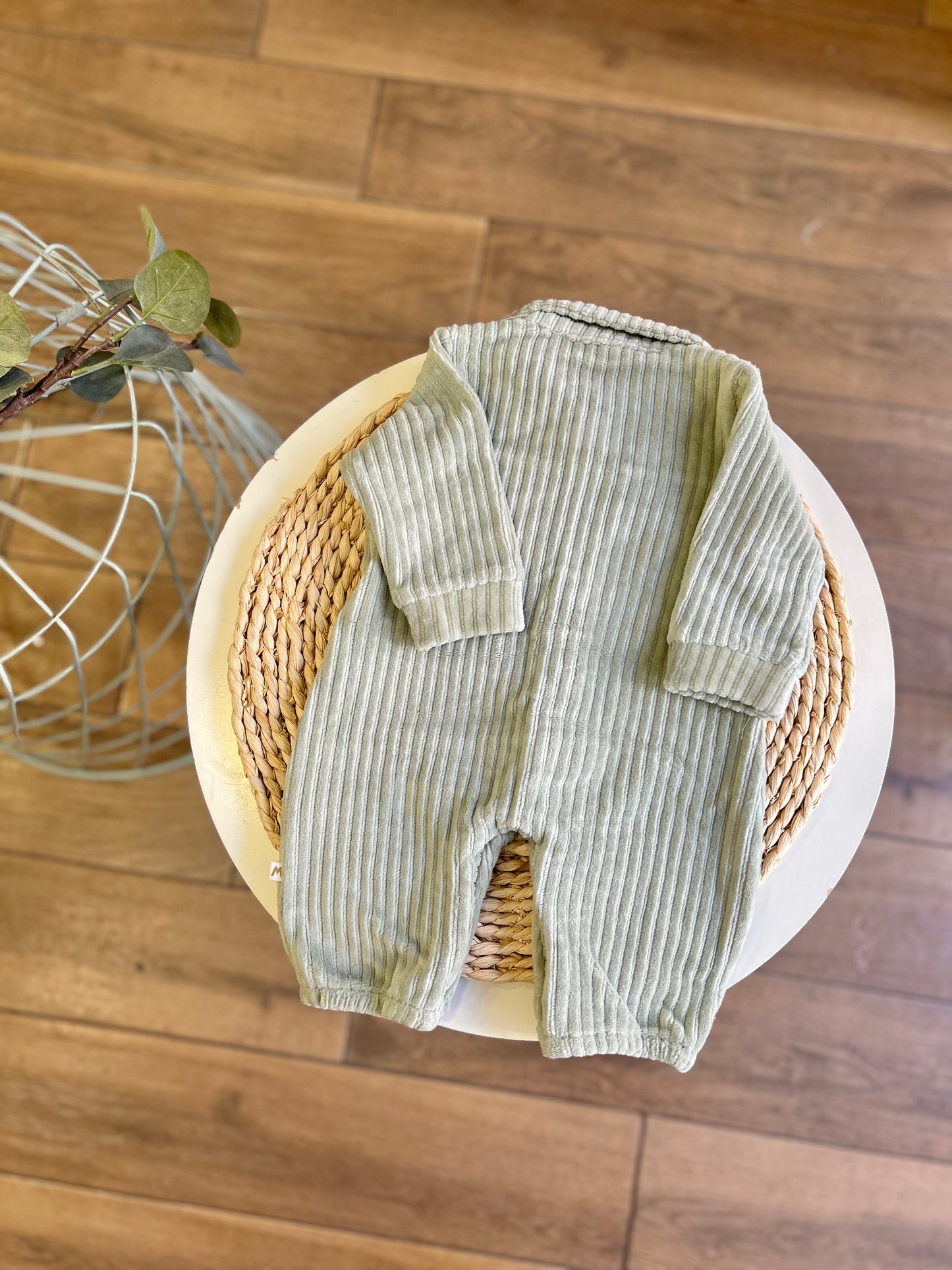 Tutina costine Verde