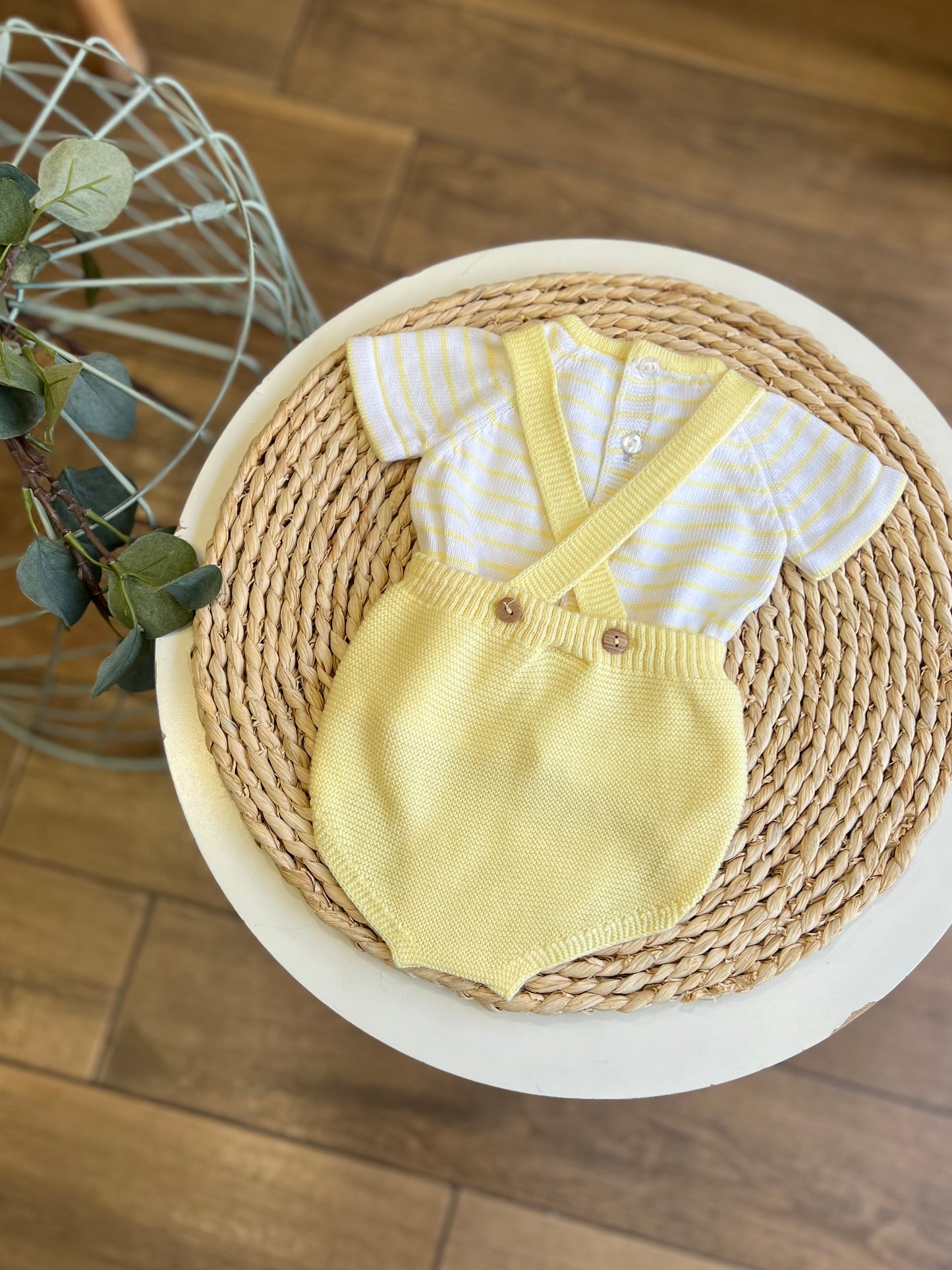 Completo righe giallo