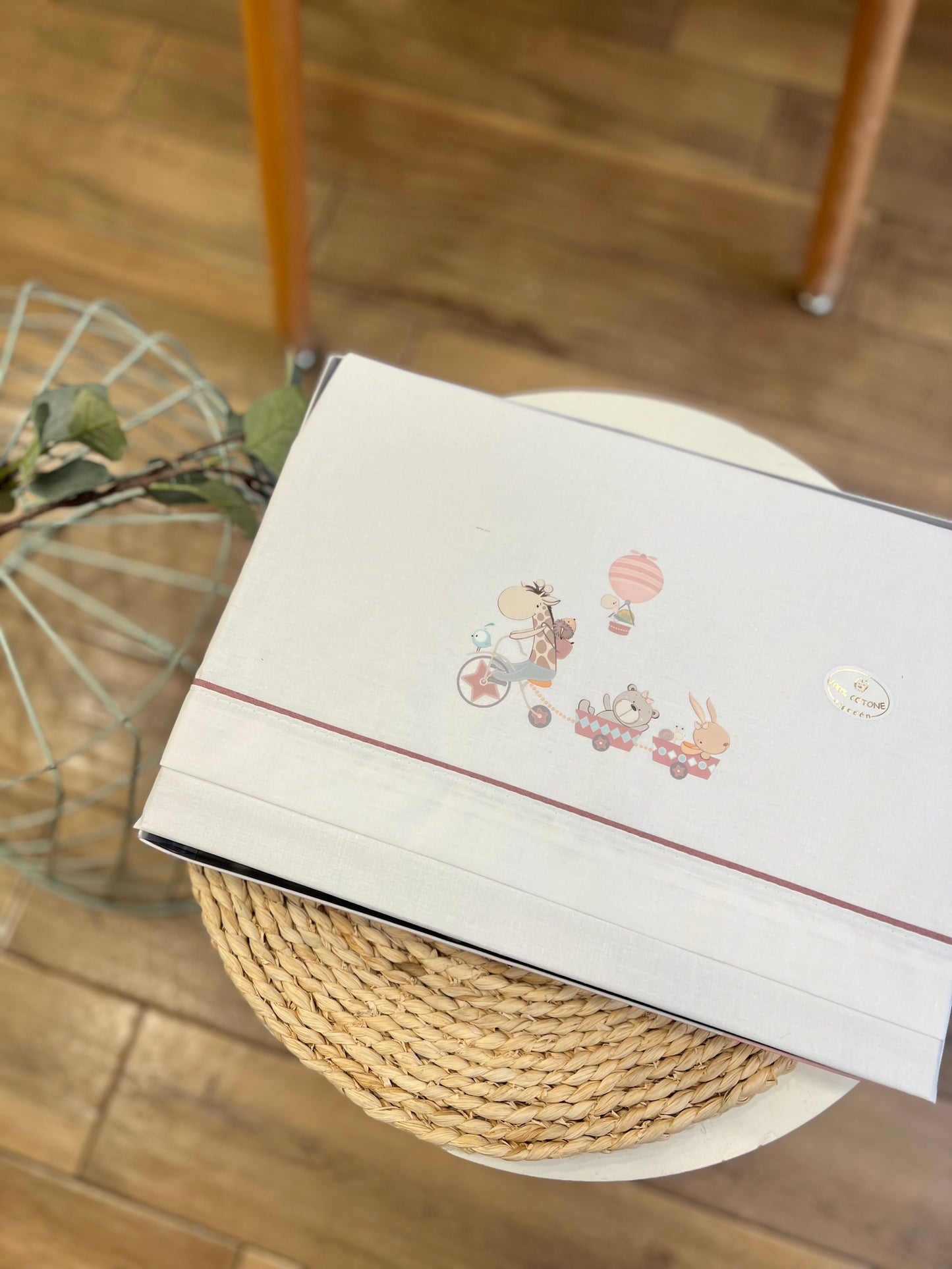 Set carrozzina Trenino Safari Rosa cipolla