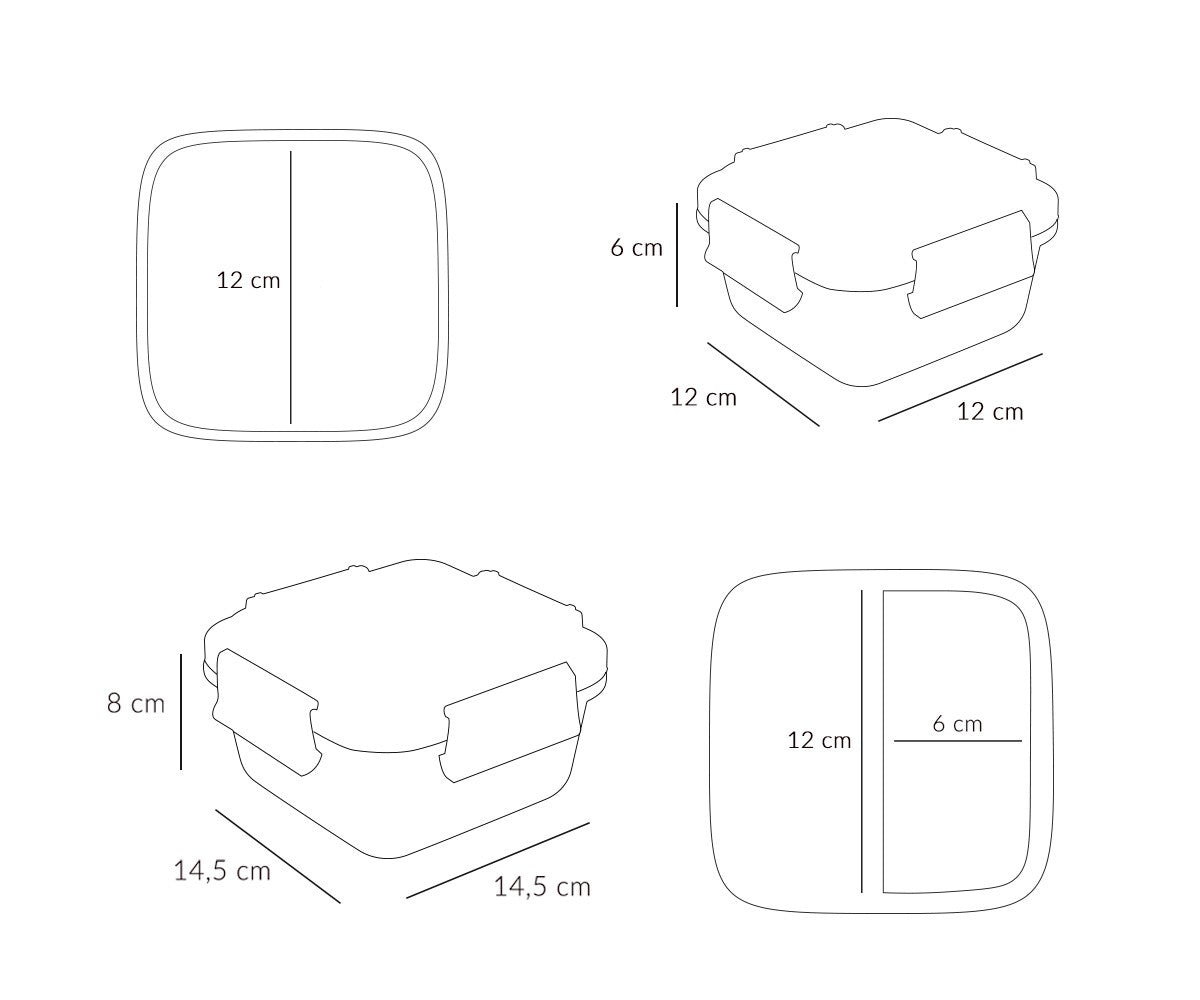 Snack Box Tutete Geometric Nature