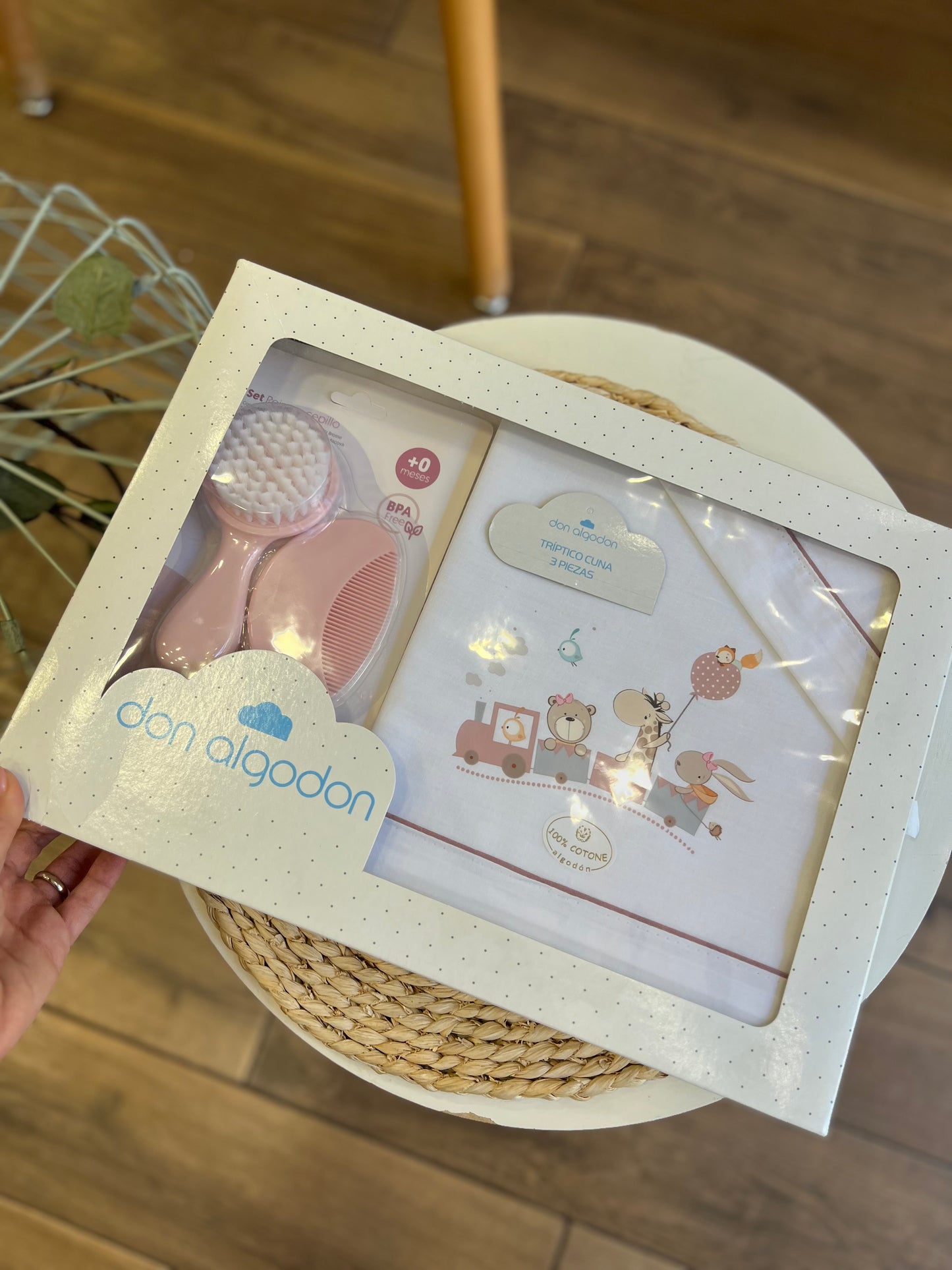 Set lettino con spazzole Trenino Safari Maquillage