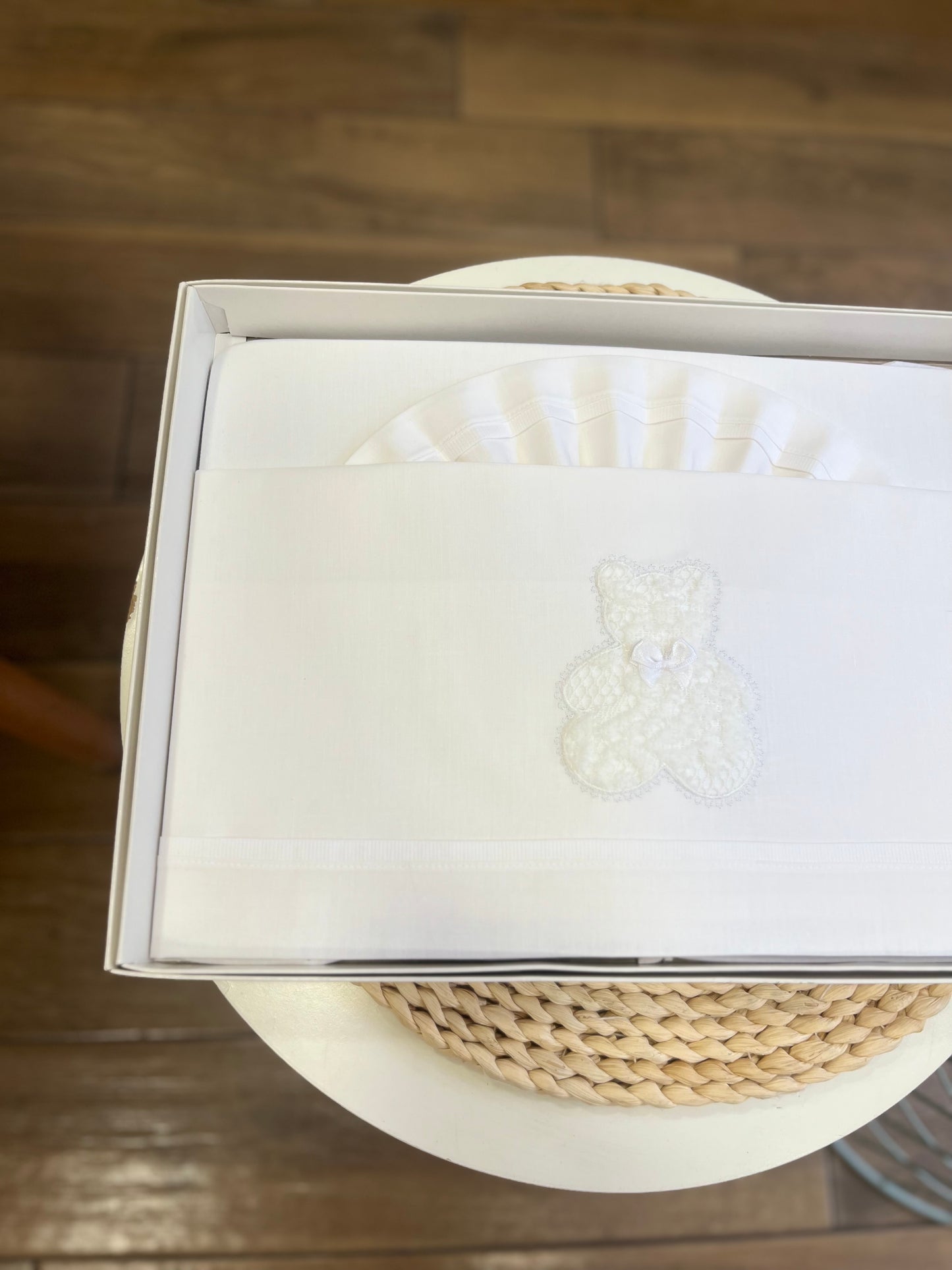 Set carrozzina Orsetto pizzo