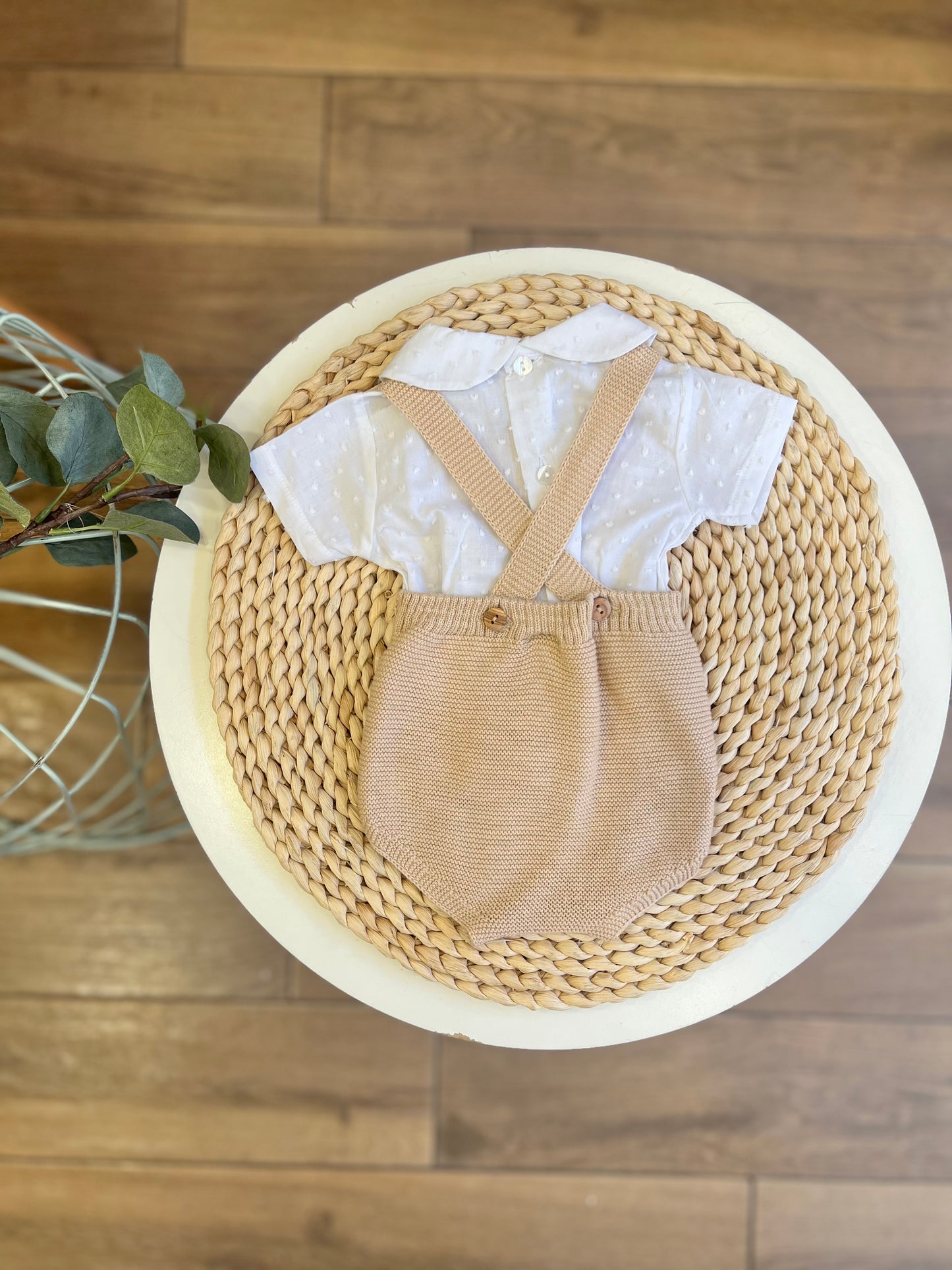 Set con camicina e pagliaccetto