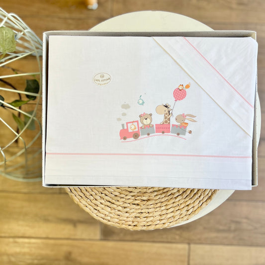 Set carrozzina Trenino Safari Rosa