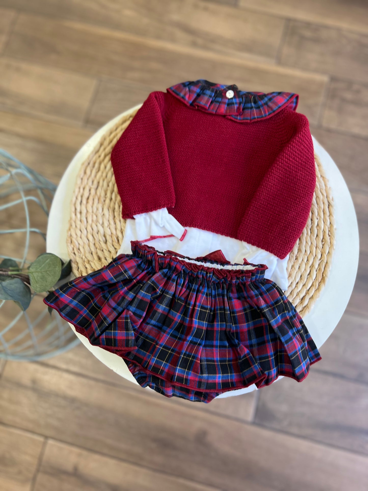 Completo 3 pezzi Tartan