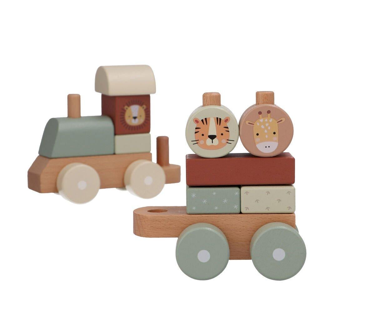 Trenino Legno Zoo Sage Personalizzabile (TEMPO EXTRA per realizzazione)