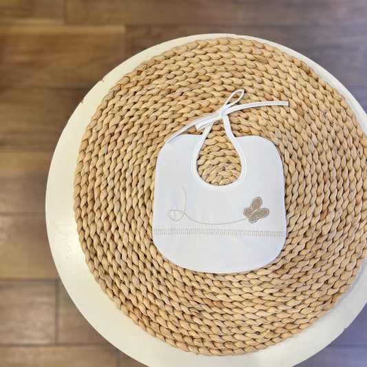 Bavetta farfalla beige
