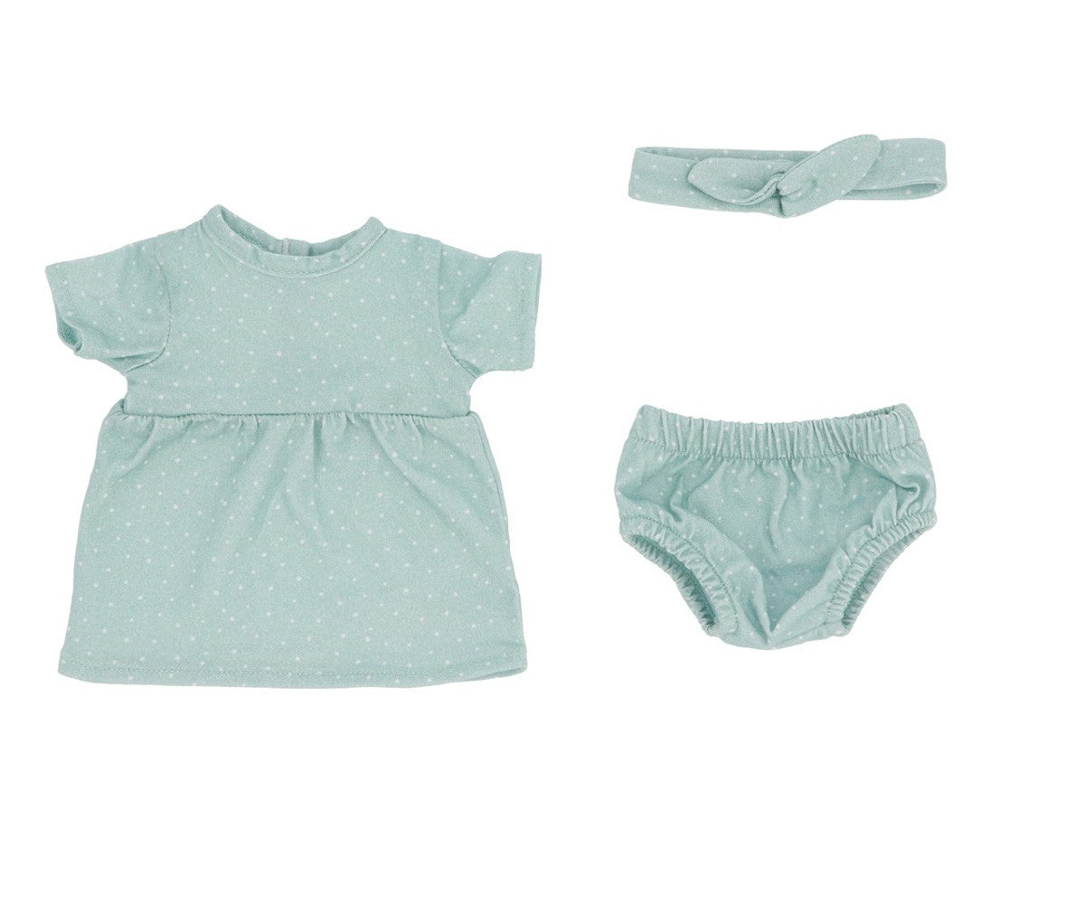 Bambola Helena con Vestitino Dots Sage