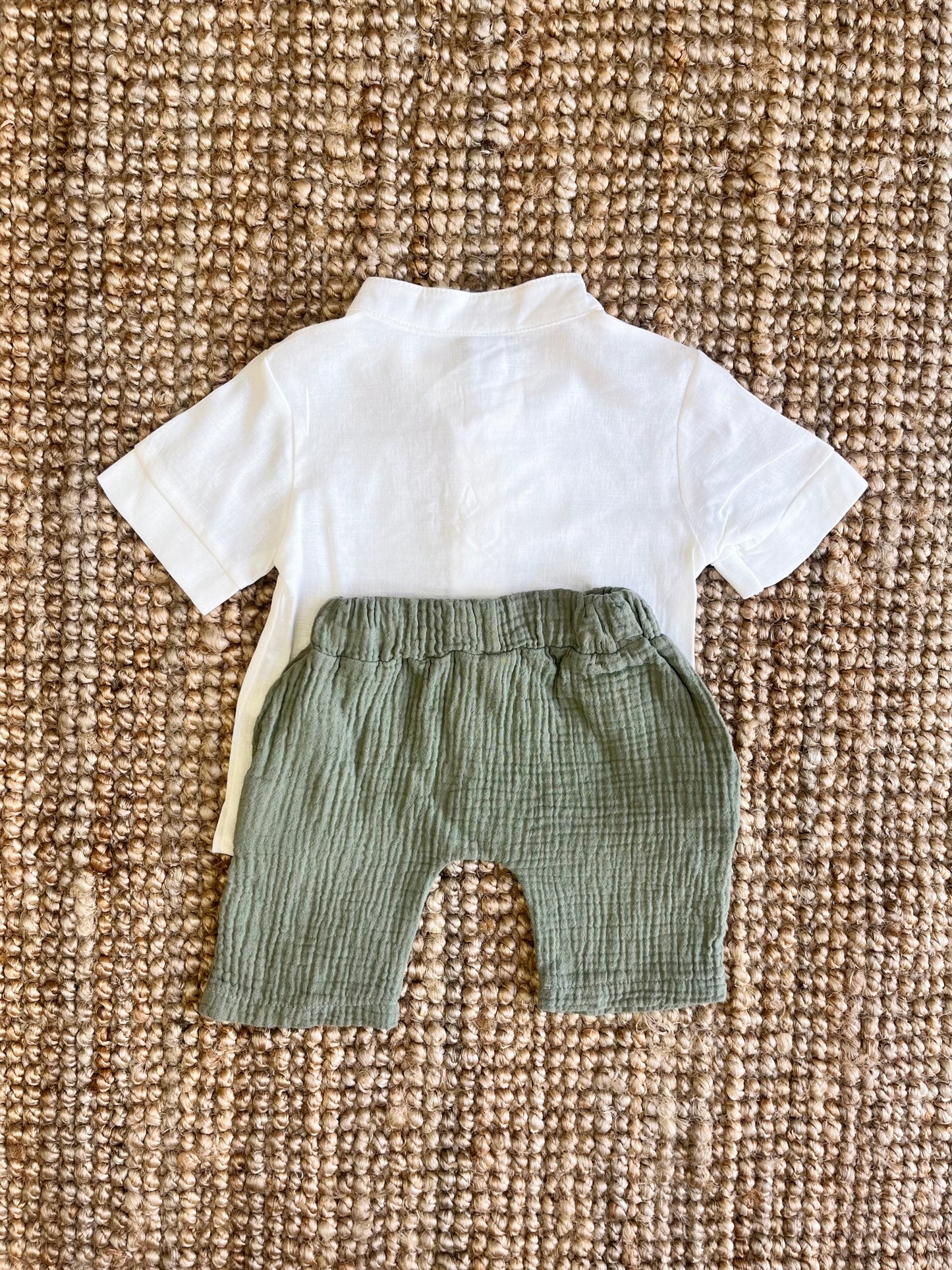Completo camicia lino e pantalone