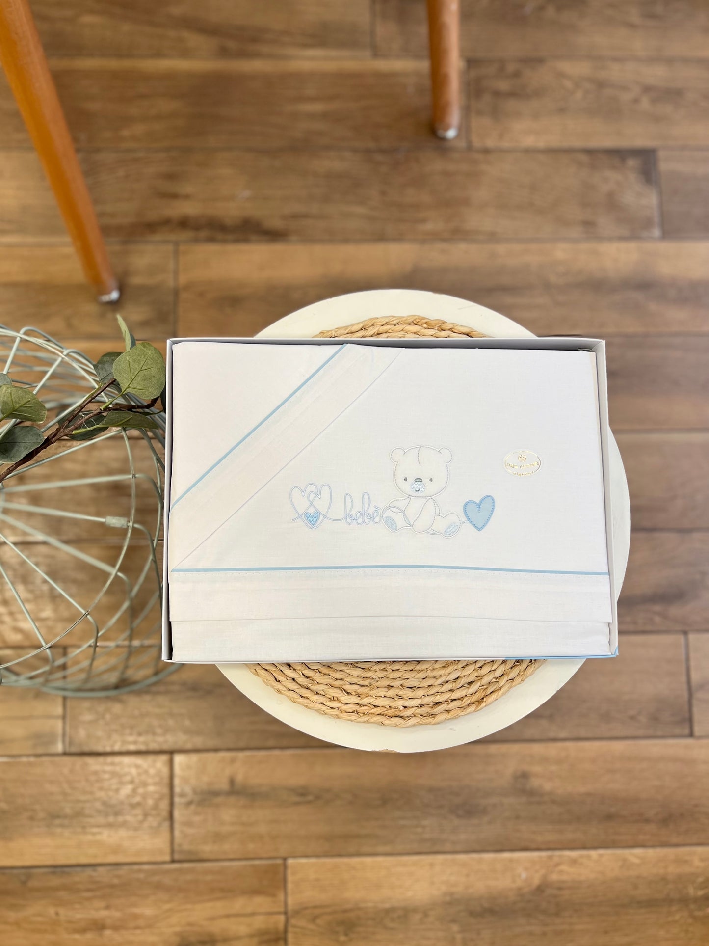 Set carrozzina Orsetto Baby Azzurro
