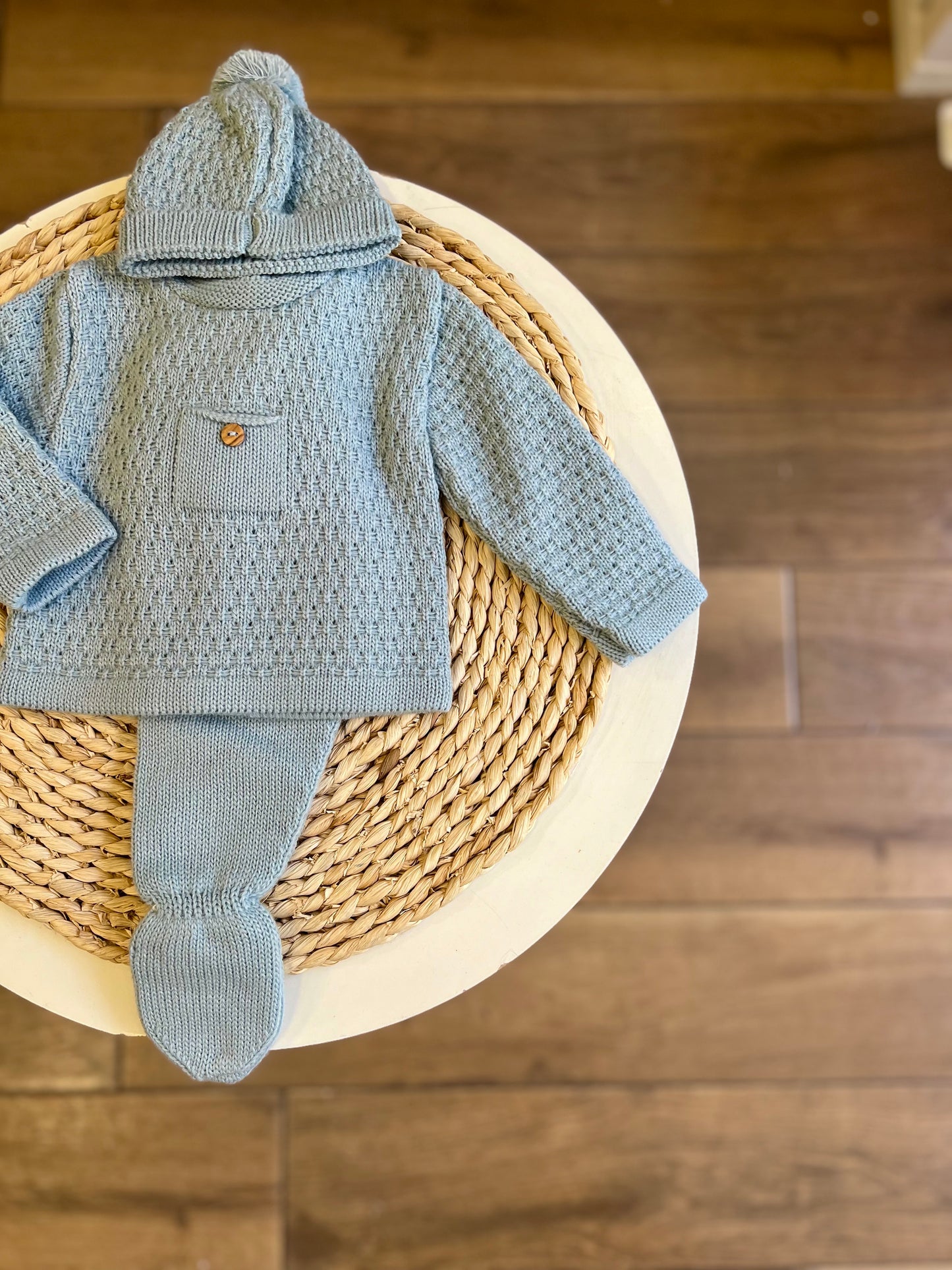 Completo invernale con cappellino Azul
