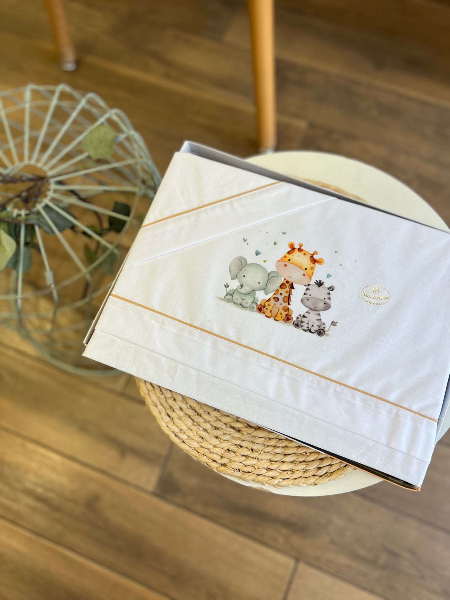 Set carrozzina Safari bordino senape