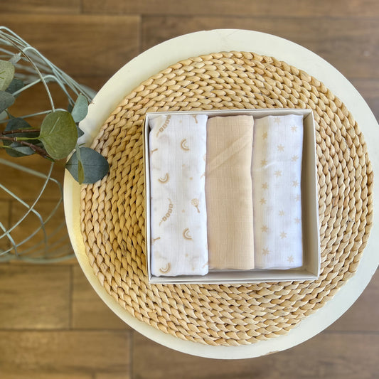 Quadrati in cotone garzato