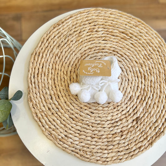 Scarpine Pon Pon Bianca