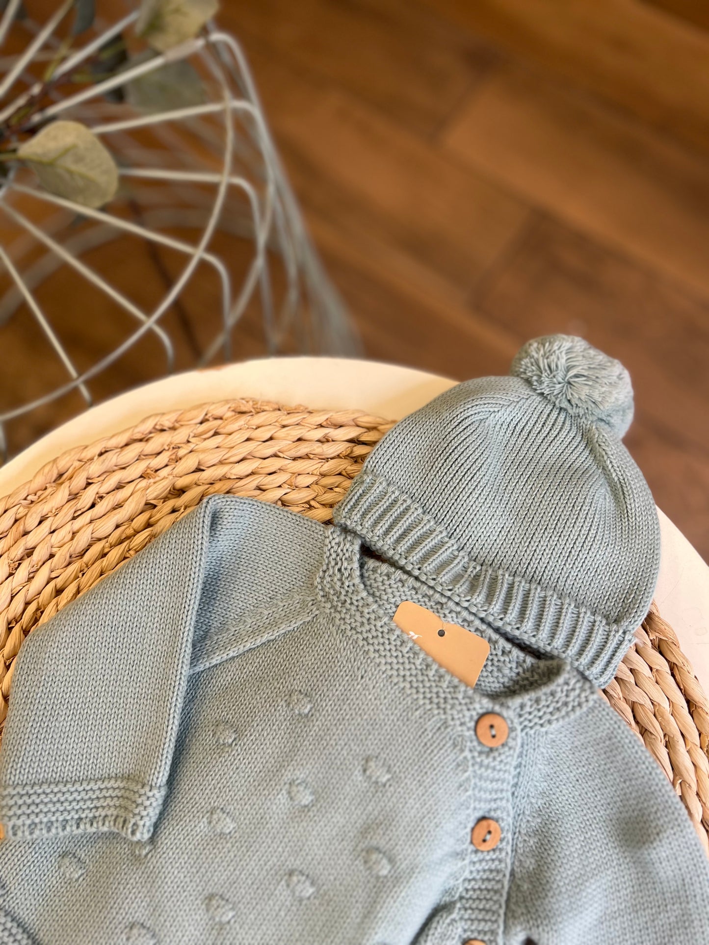 Completo invernale con cappellino Verde