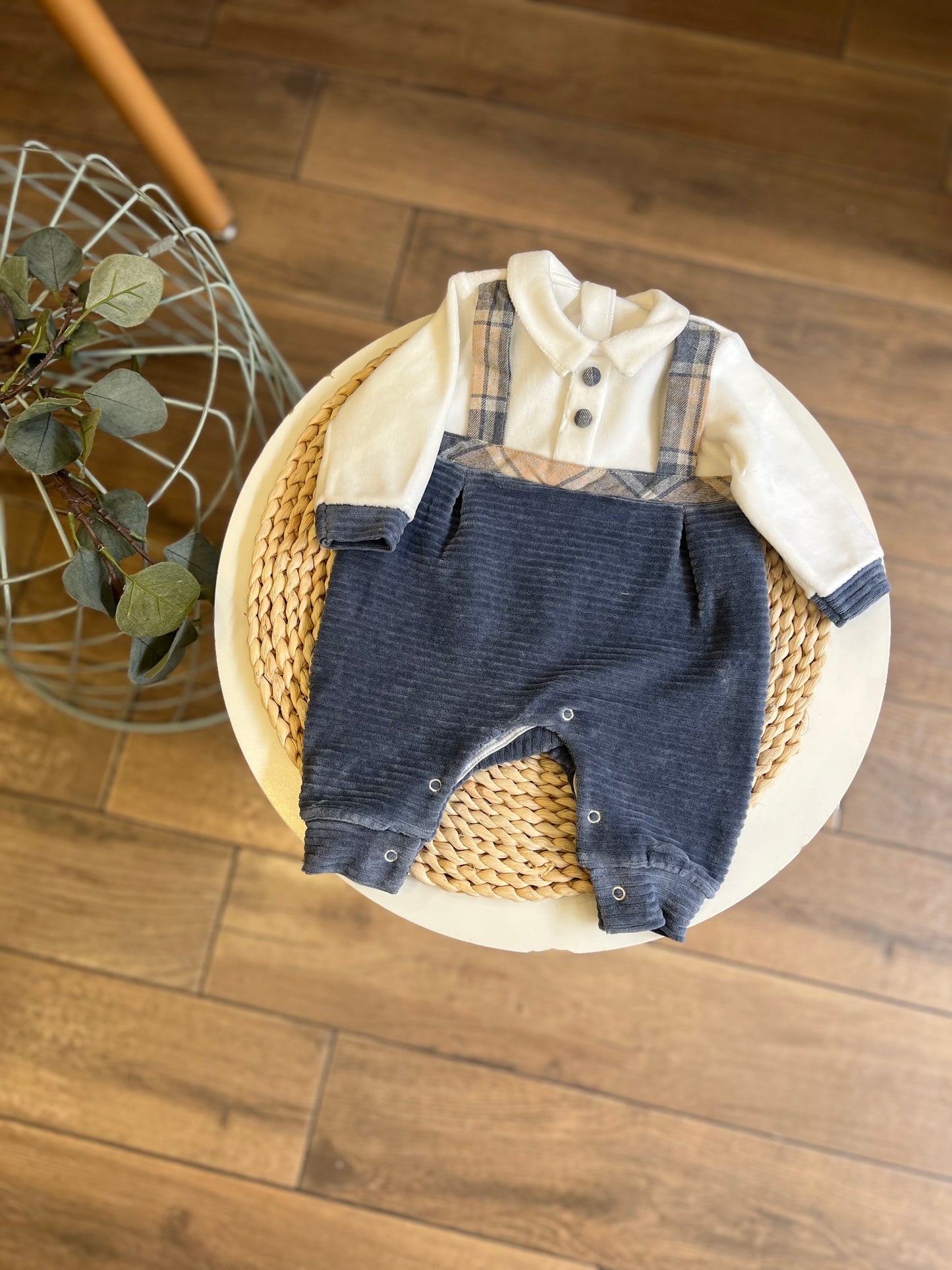 Tutina in ciniglia Blu