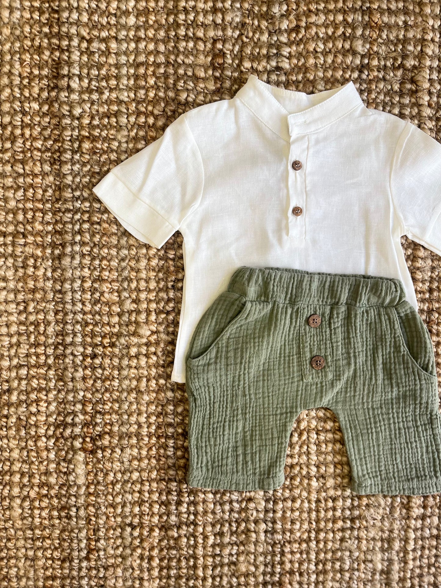 Completo camicia lino e pantalone