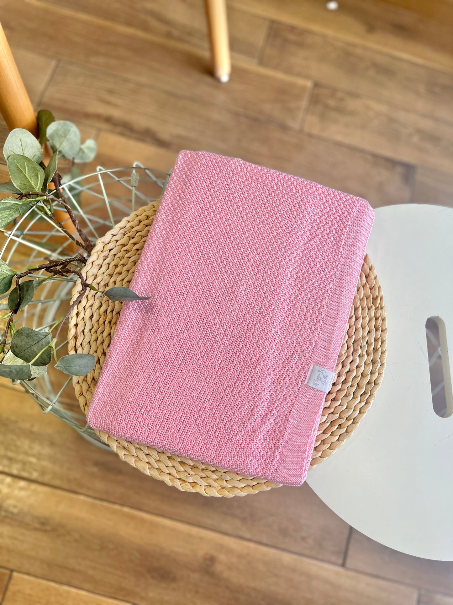 Coperta Rosa in cotone Bamboo