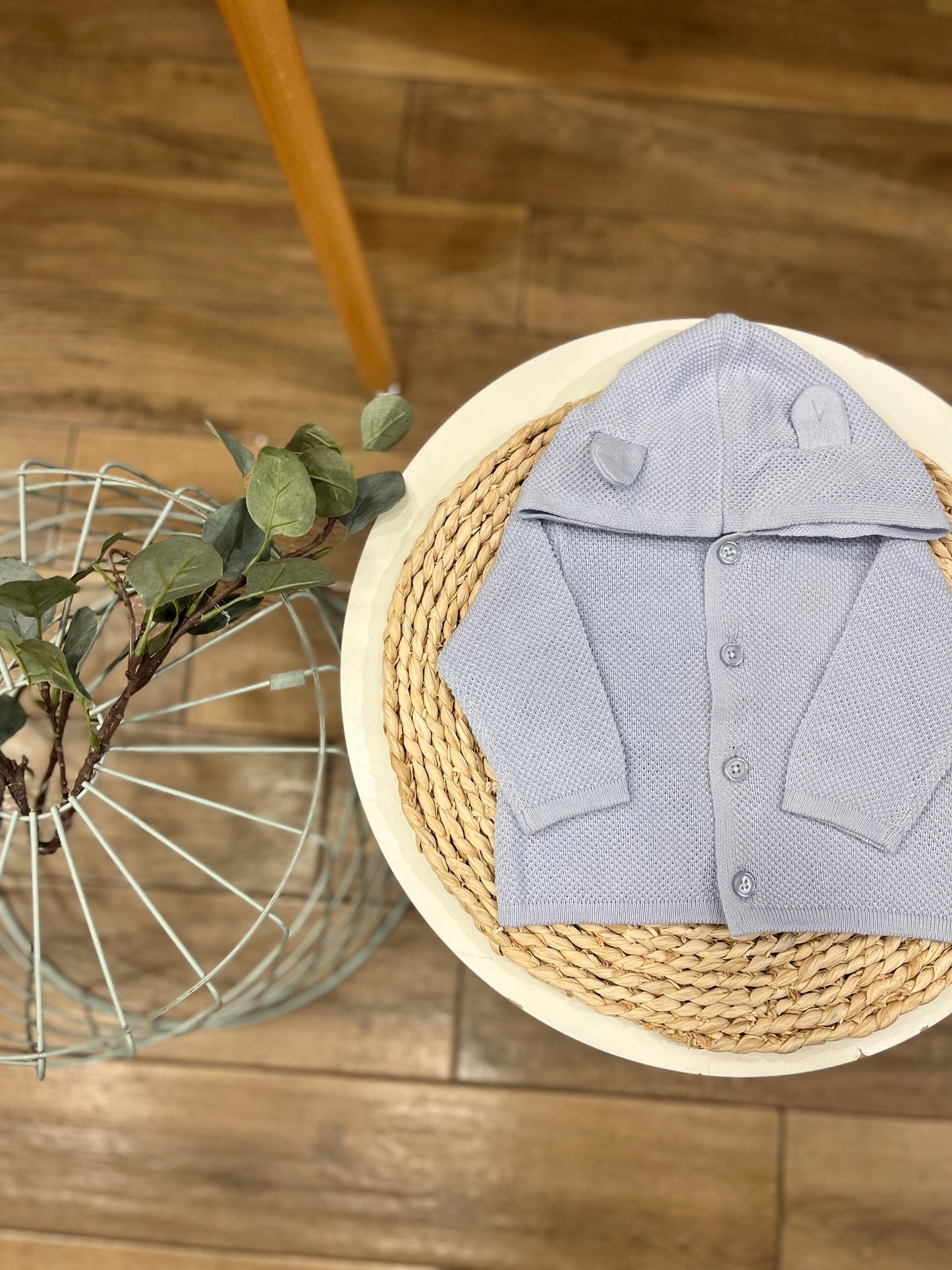 Cardigan con cappuccio