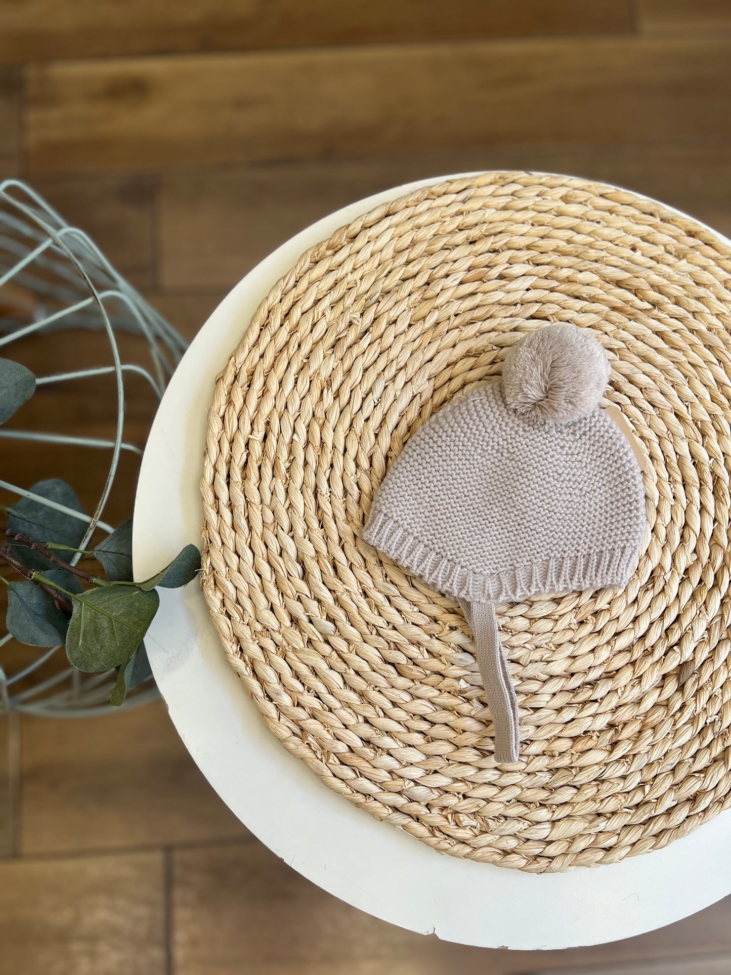 Cappellino Pon Pon Pietra