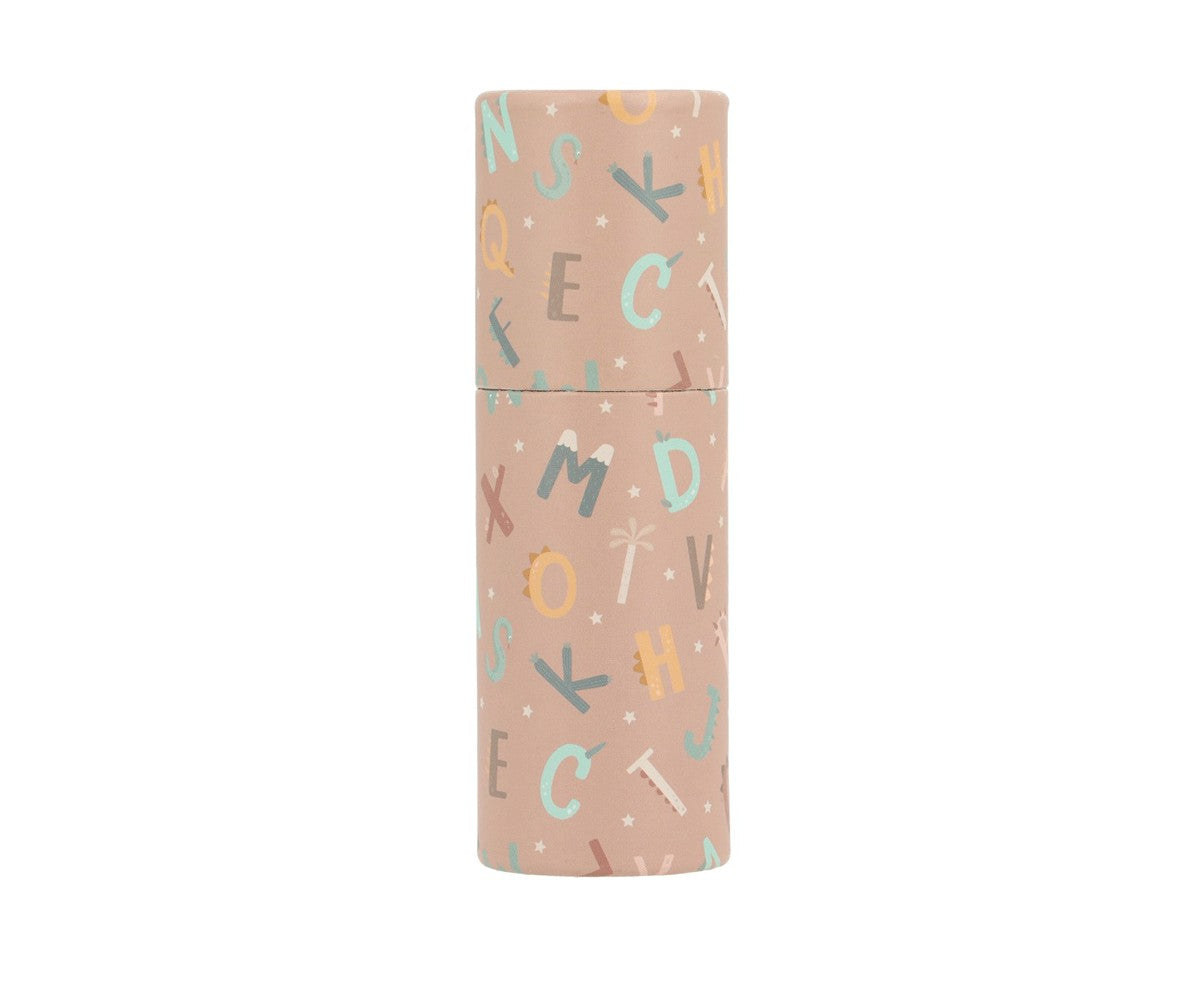 Tubo 12 Pastelli Tutete Funny Letters