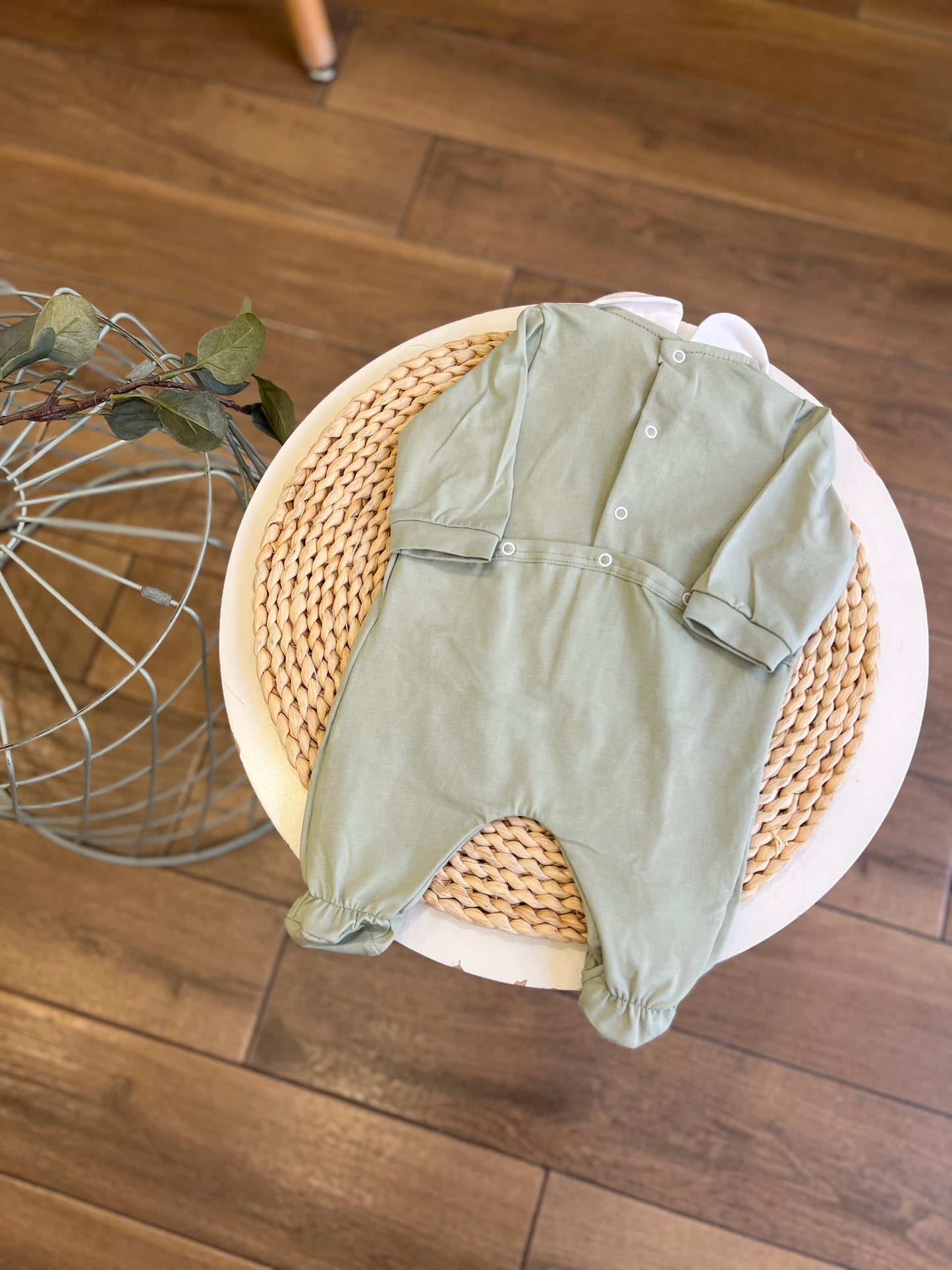 Tutina in cotone salvia