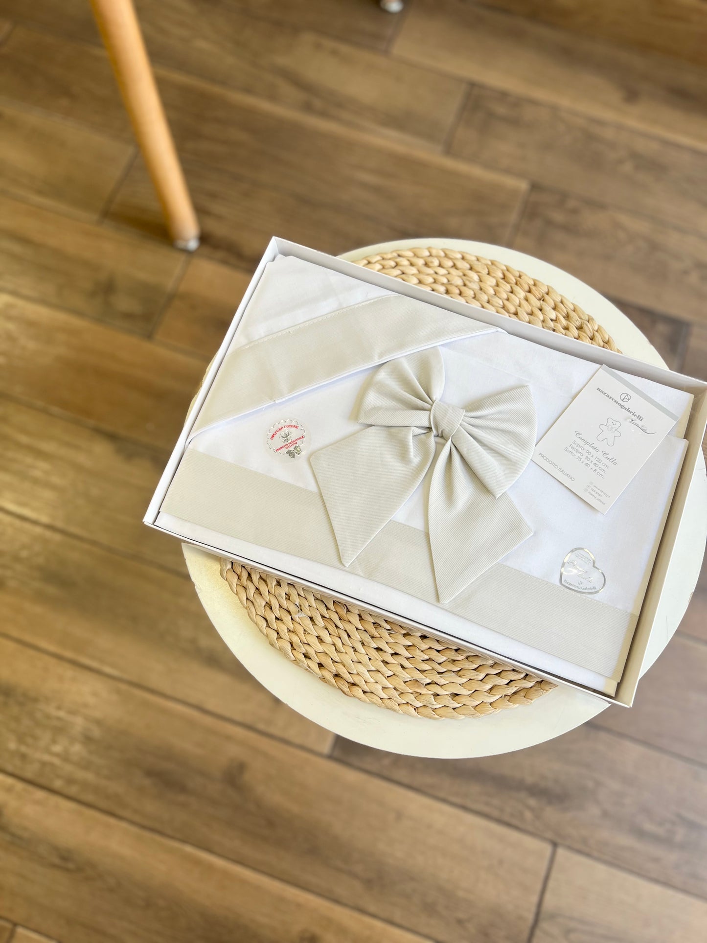 Set carrozzina Fiocco Beige