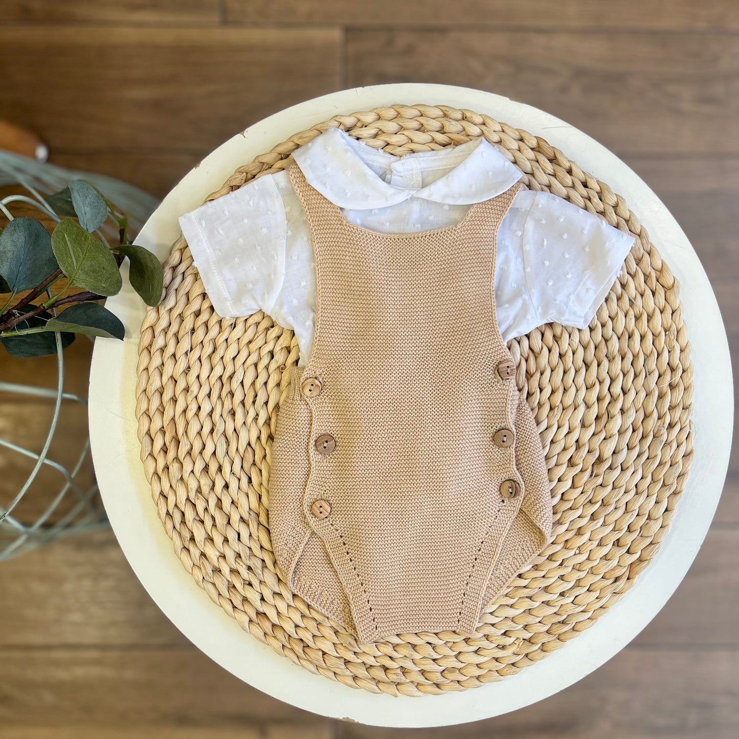 Set con camicina e pagliaccetto