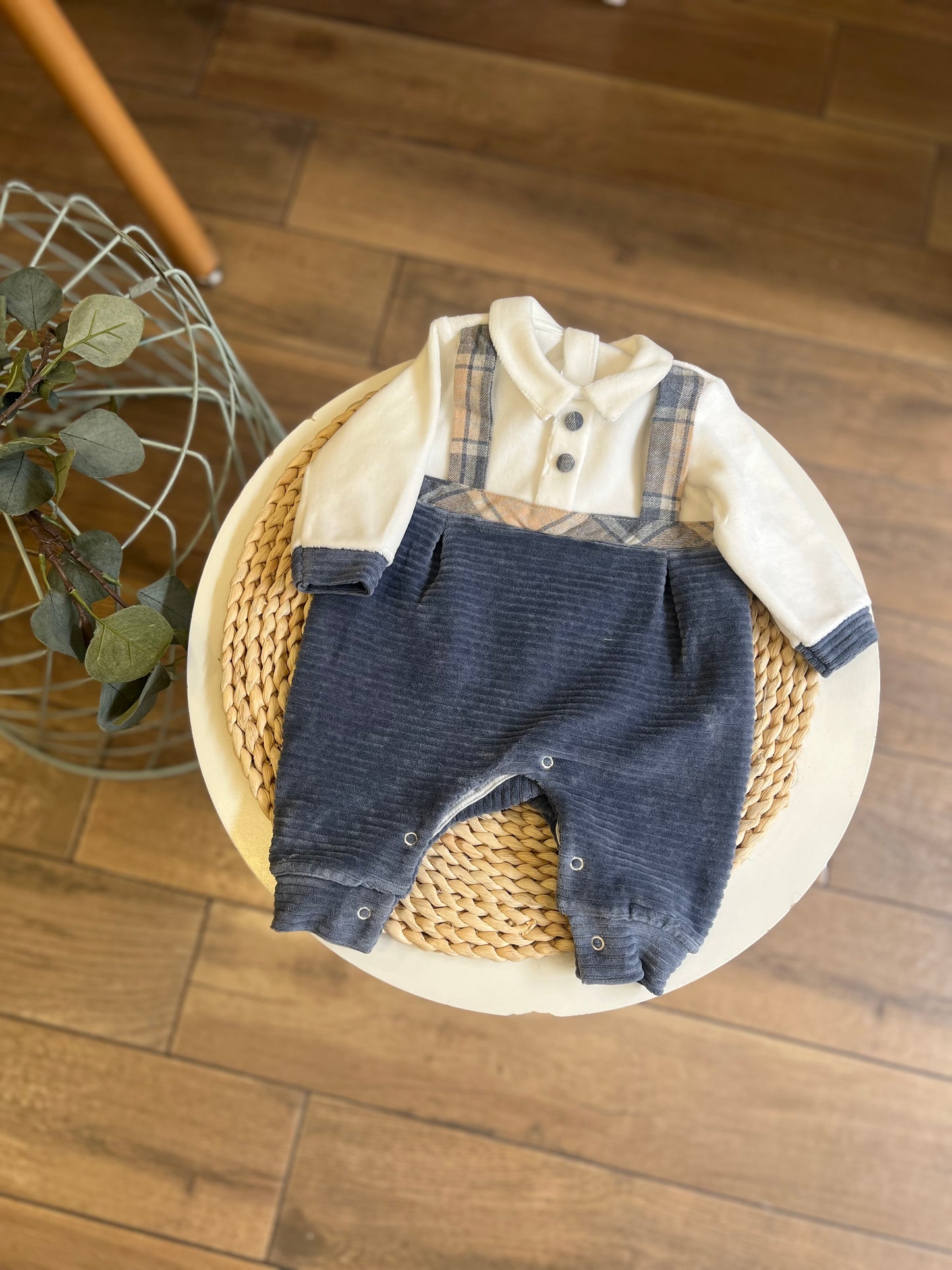Tutina in ciniglia Blu