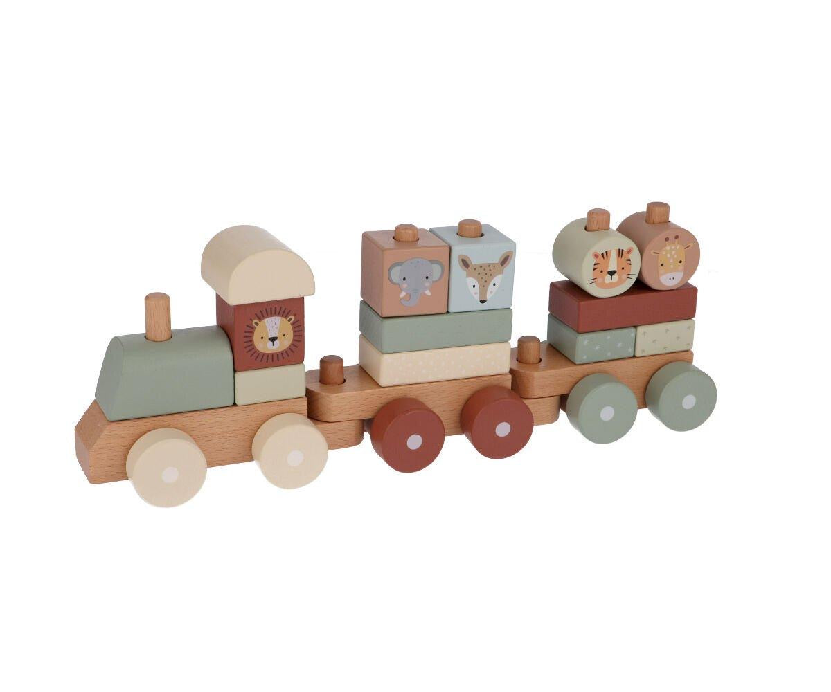 Trenino Legno Zoo Sage Personalizzabile (TEMPO EXTRA per realizzazione)