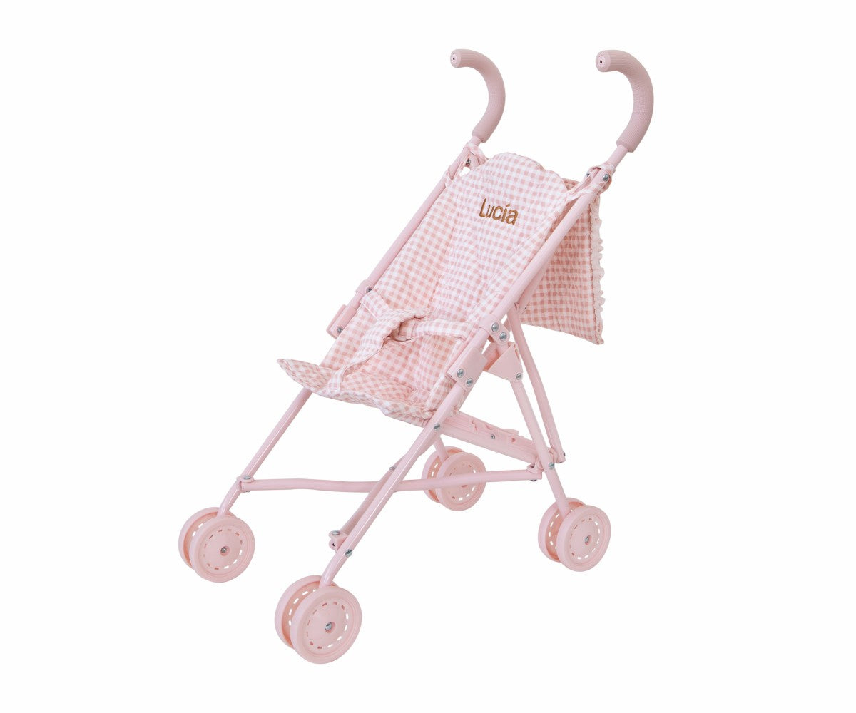 Passeggino Bambole Monnëka Vichy Personalizzabile