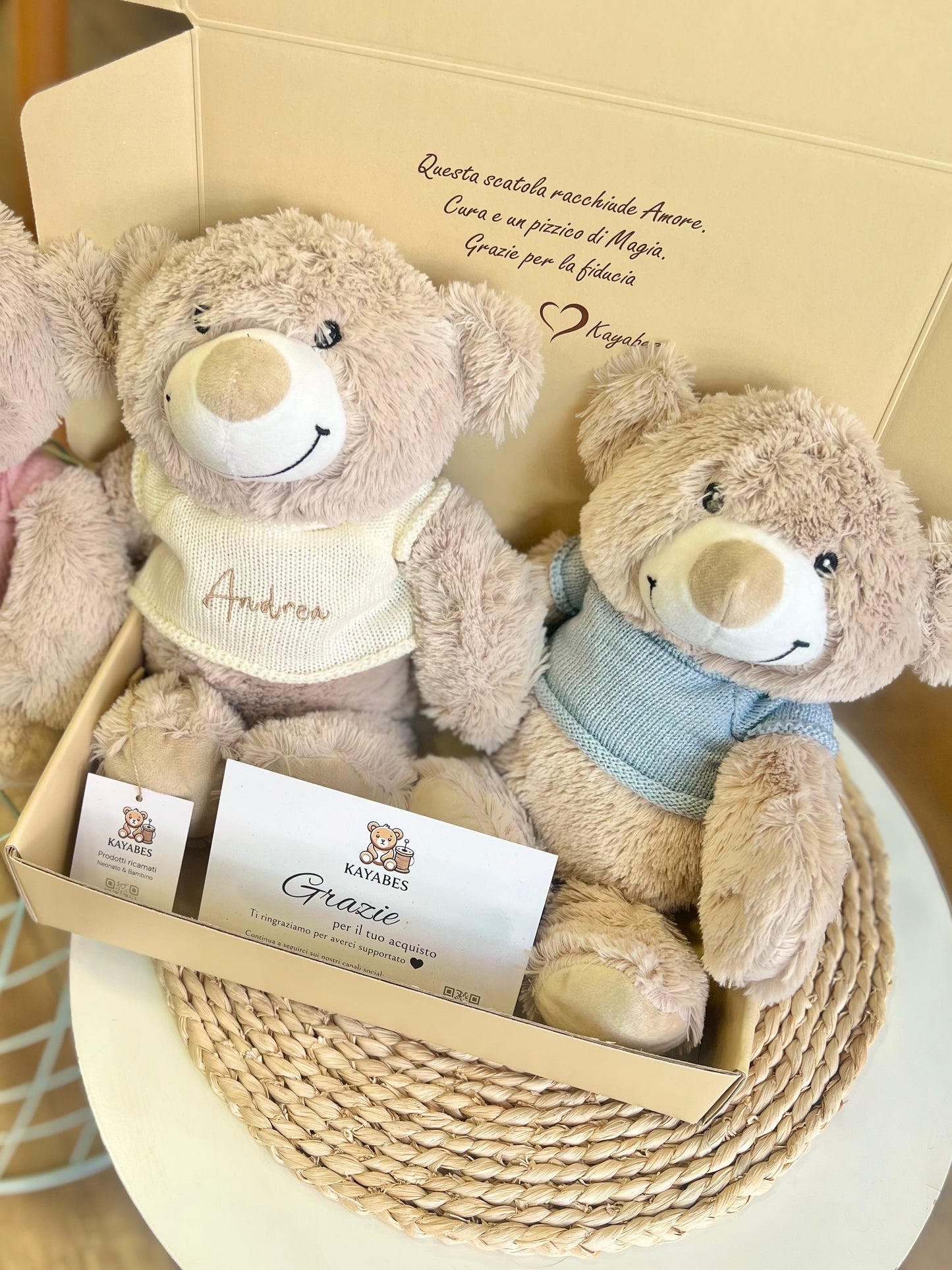 Orsetto peluche personalizzato