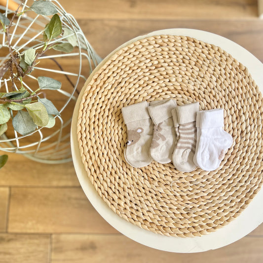 Set 4 paia di calzini caldo cotone in scatola