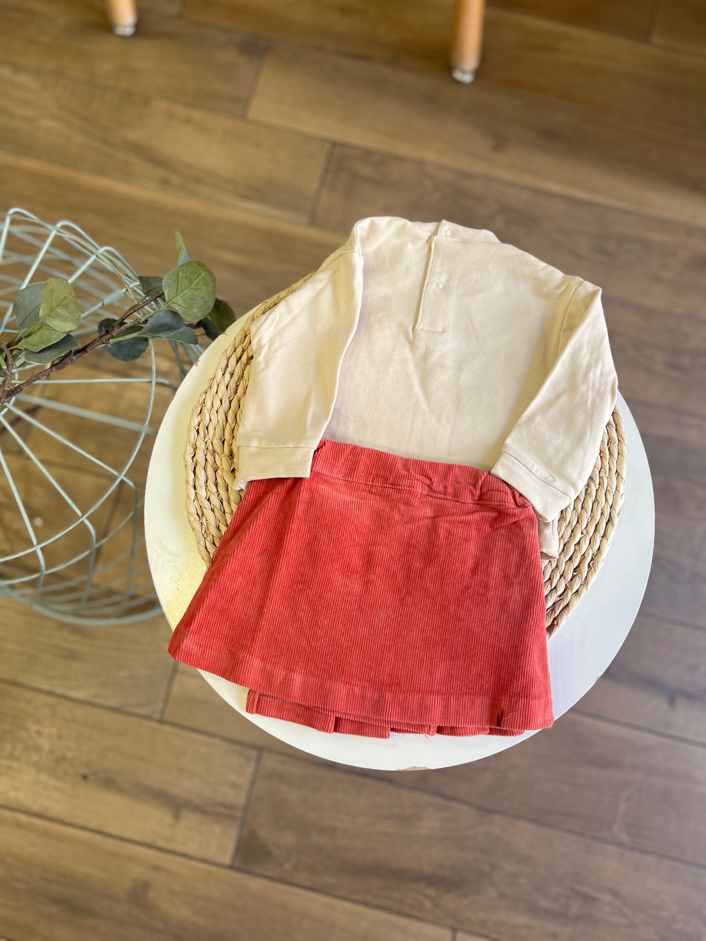 Completo gonna pantalone e felpa Heart