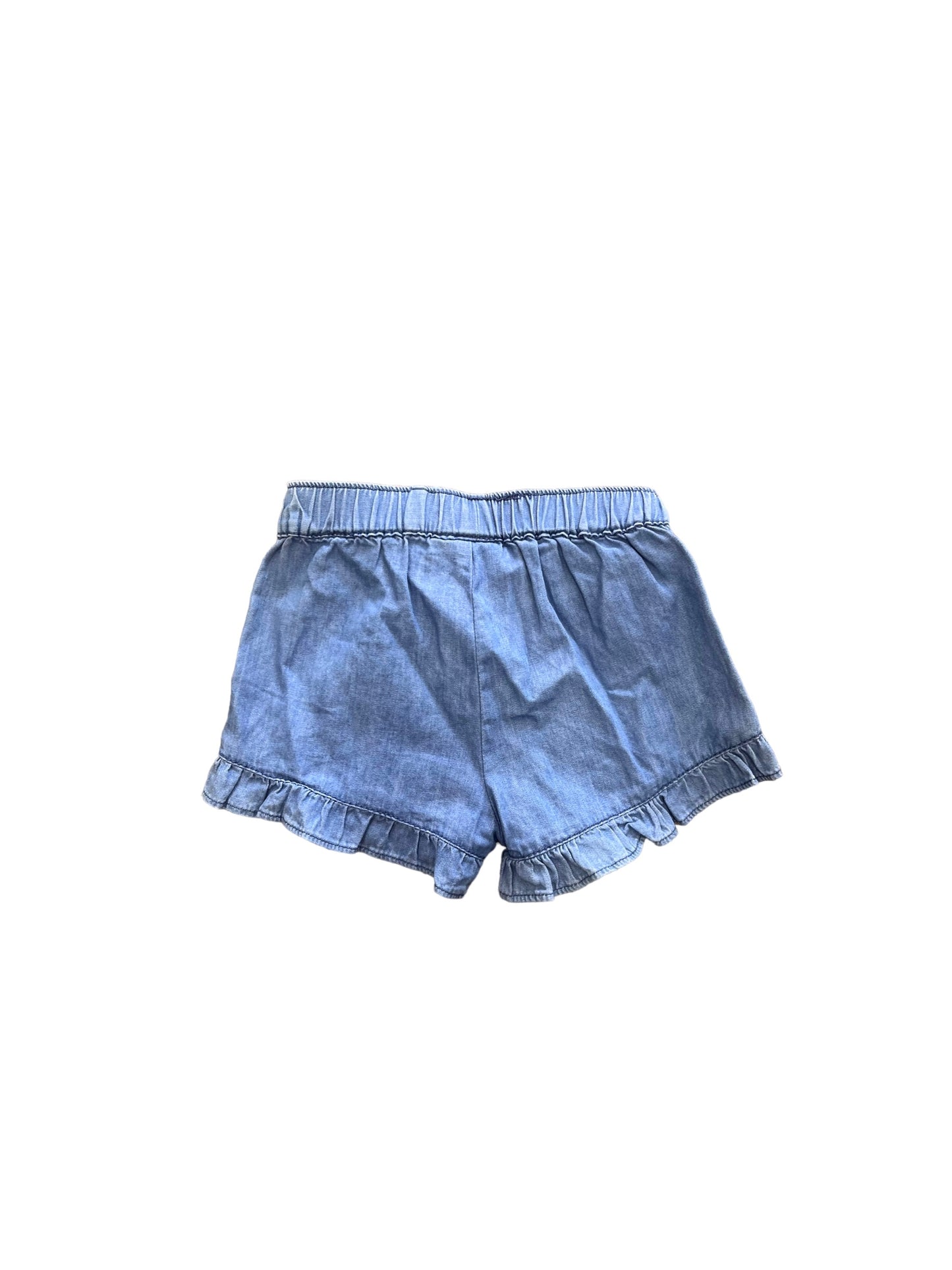 Short in cotone effetto jeans