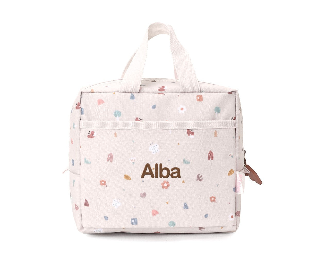 Borsa Termica Merenda Geometric Nature Personalizzabile