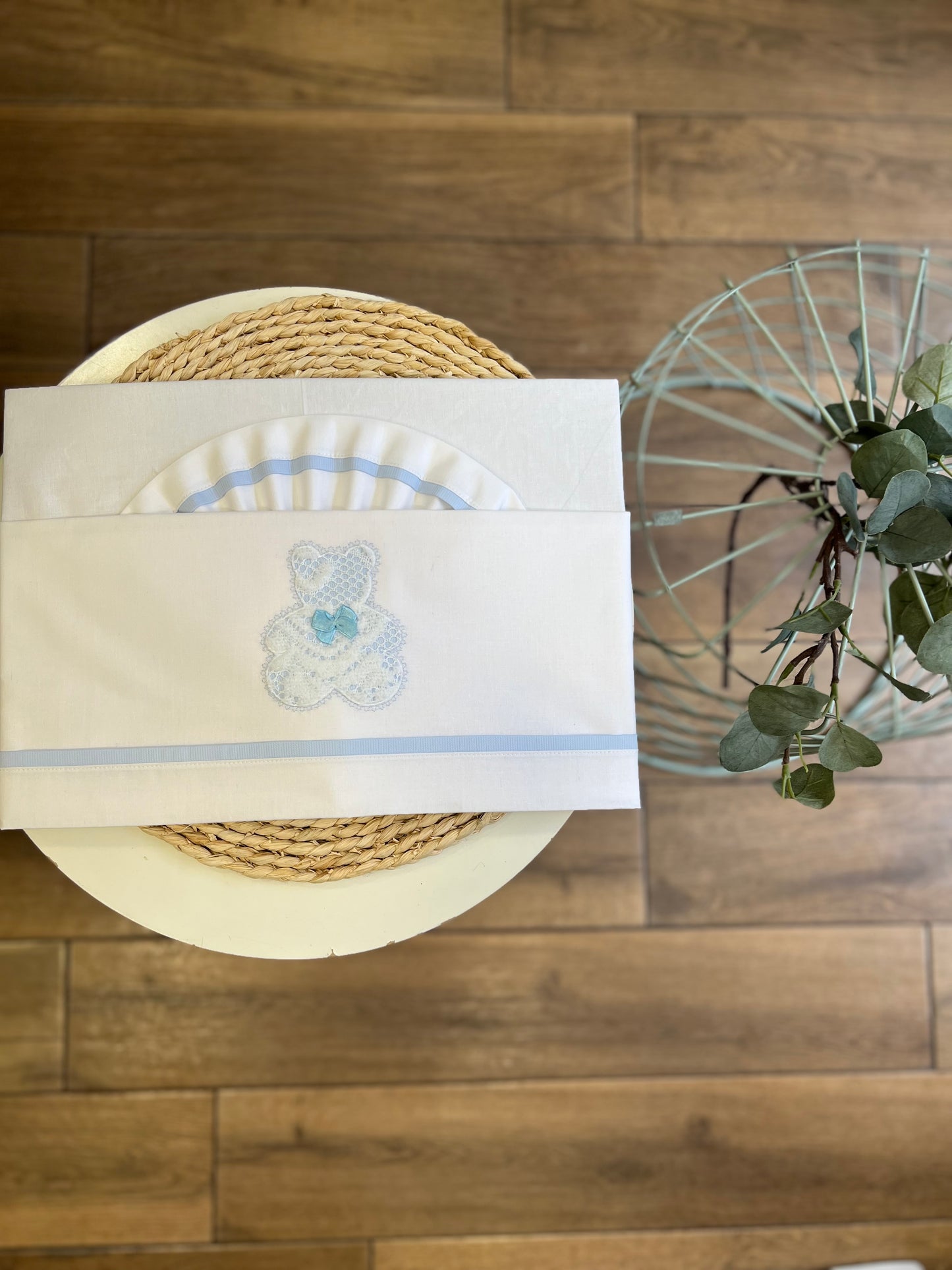 Set carrozzina Orsetto pizzo